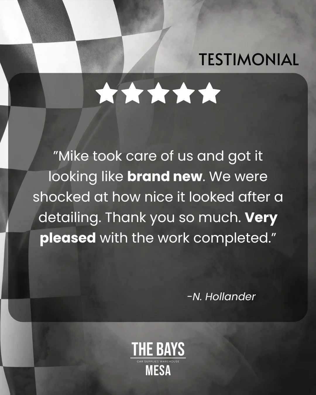 💬 &rdquo;Mike took care of us and got it looking like brand new. We were shocked at how nice it looked after a detailing. Thank you so much. Very pleased with the work completed.&rdquo;

#thebaysmesa #mesaaz #diydetail #carwashaz