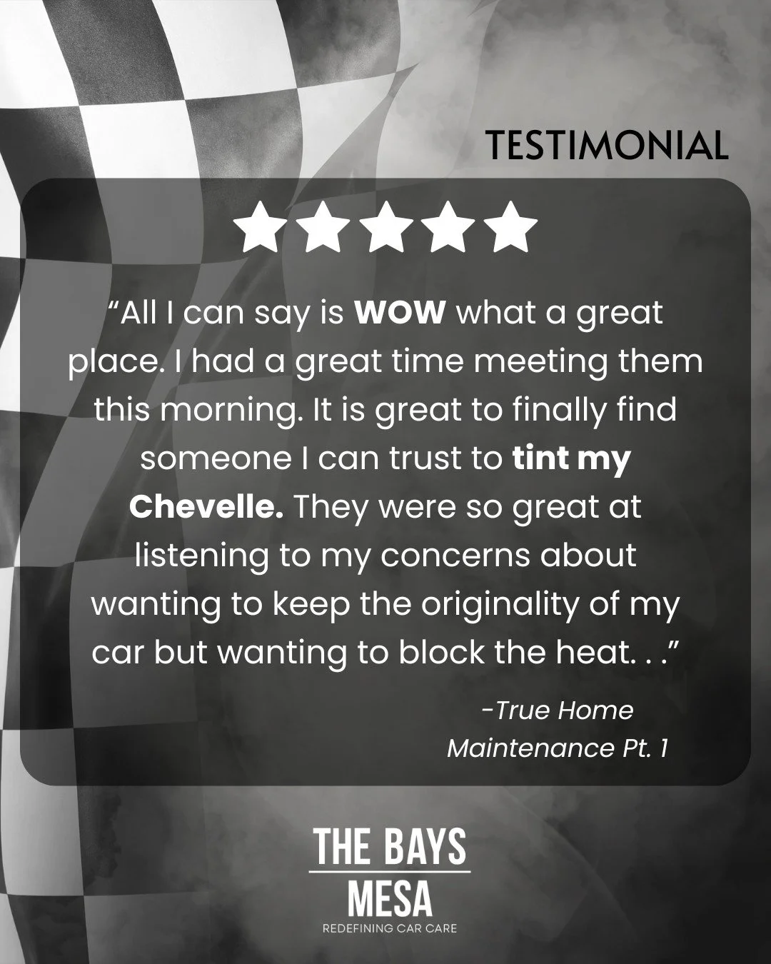 Testimonial Tuesday 🏁

#thebaysmesa #mesaaz #mobiledetailersaz #testimonialtuesday