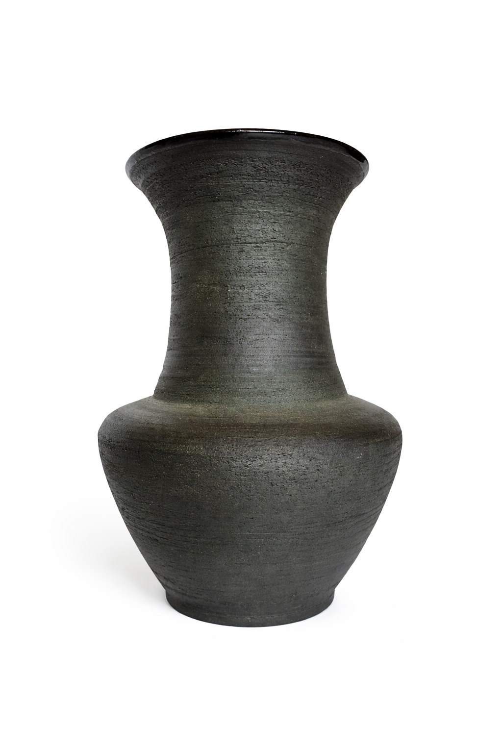 medium black vase