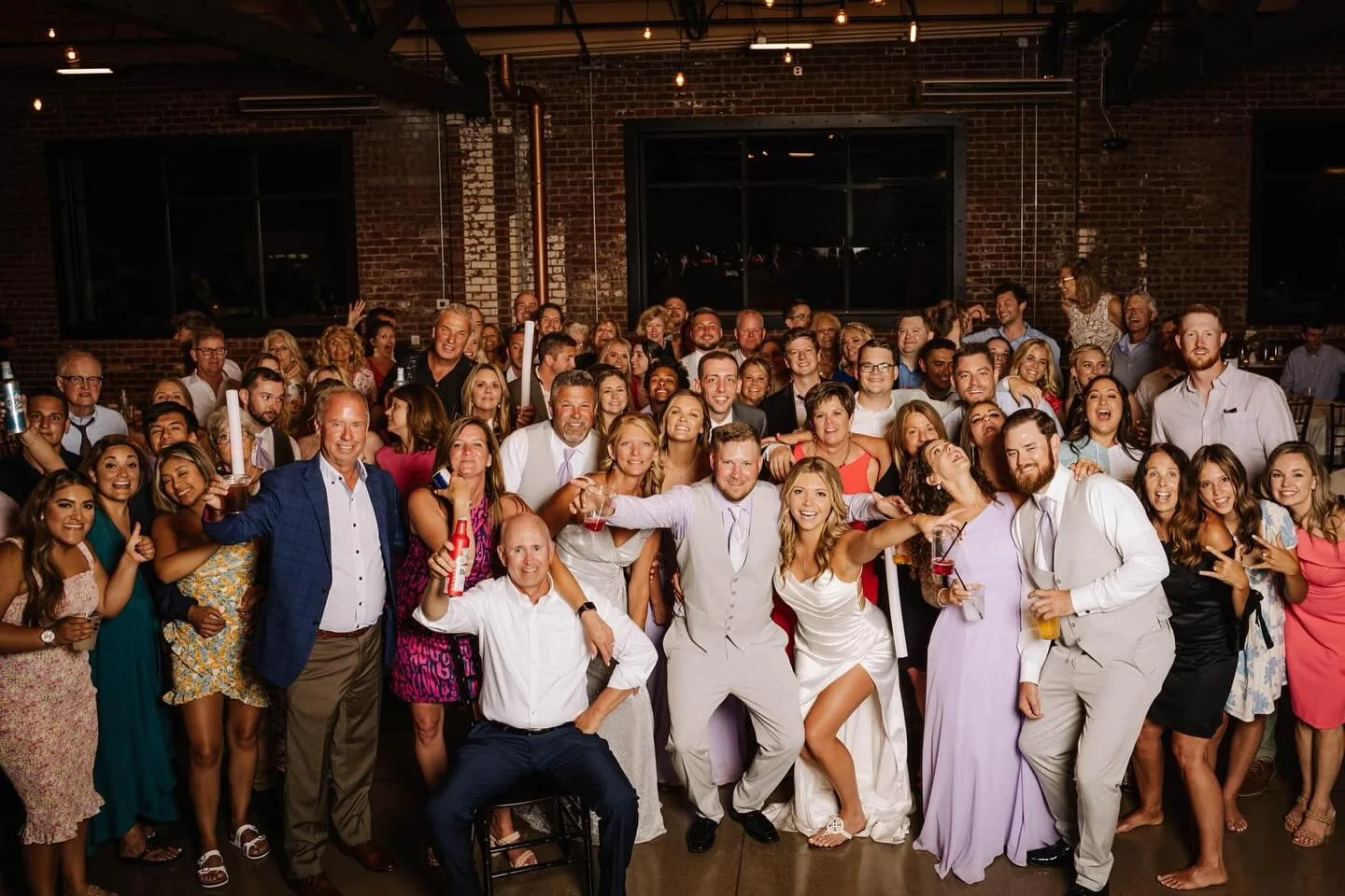 We love to witness a packed house on a wedding day. Our venue can hold up to 500-600 guests for an event or wedding day, depending on your layout needs. 
📱Find more here: https://www.thevaultgalesburg.com