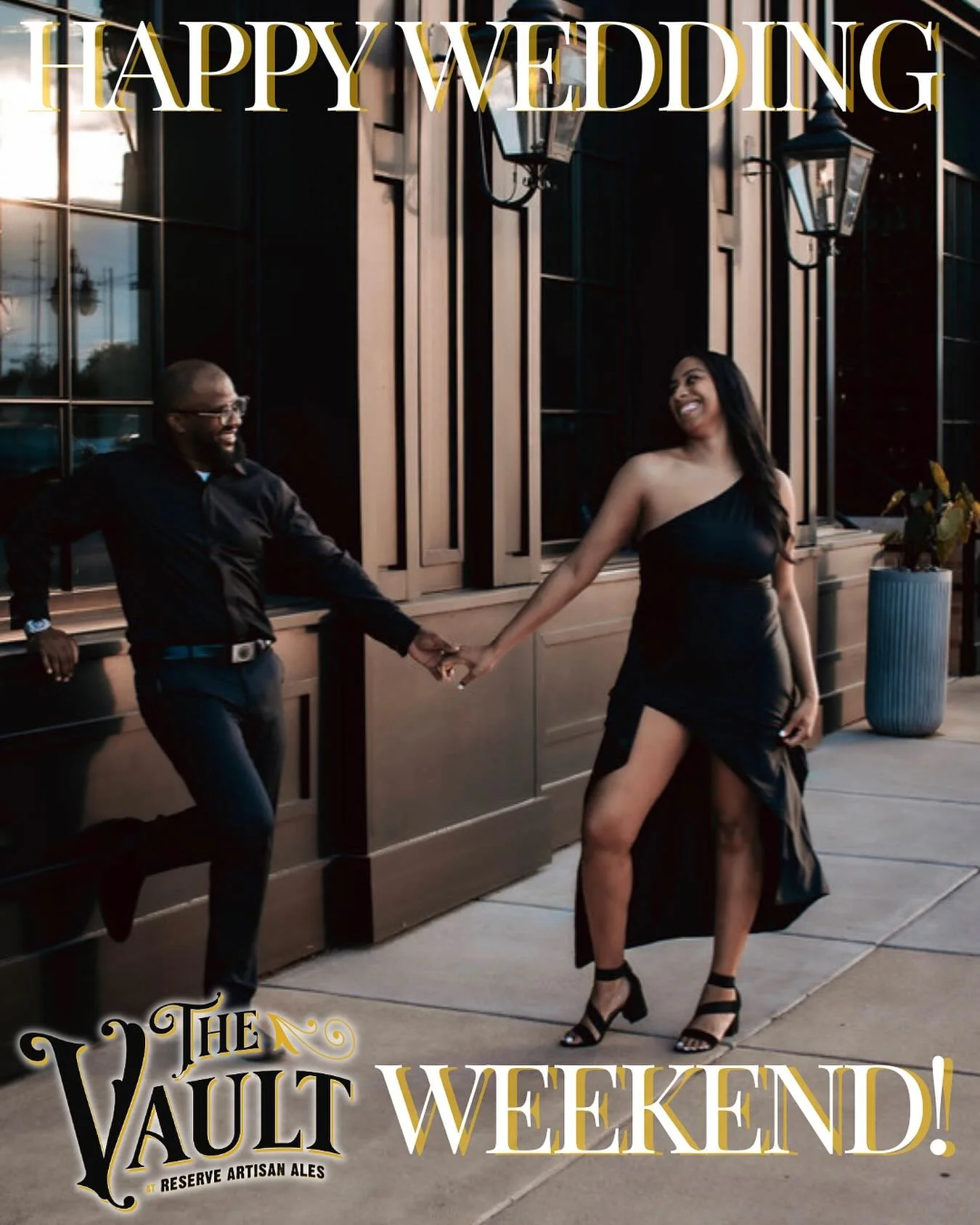 Happy wedding weekend, Wesley &amp; Tasha! 💍