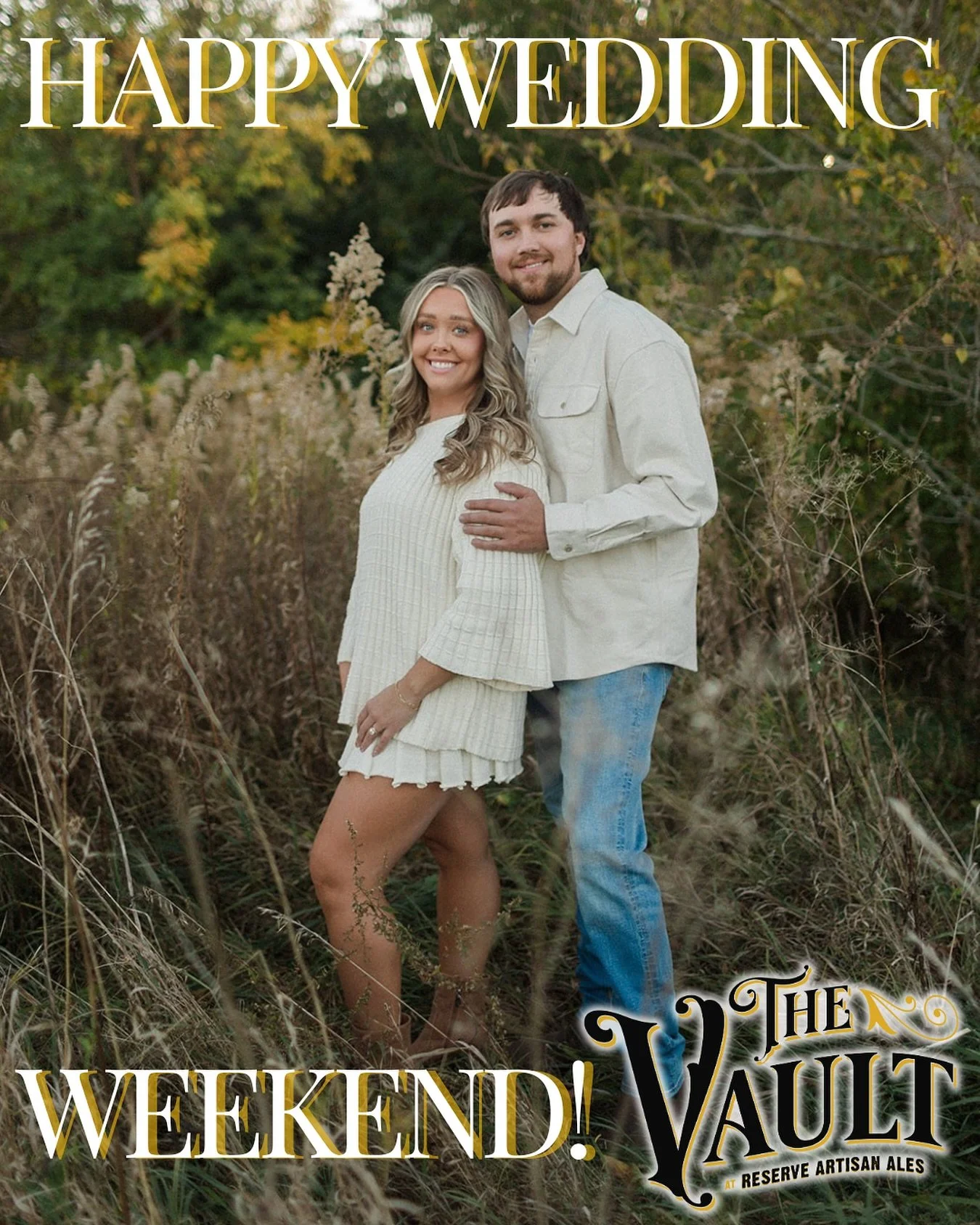 Happy wedding weekend, Samantha &amp; Cole! 🍂