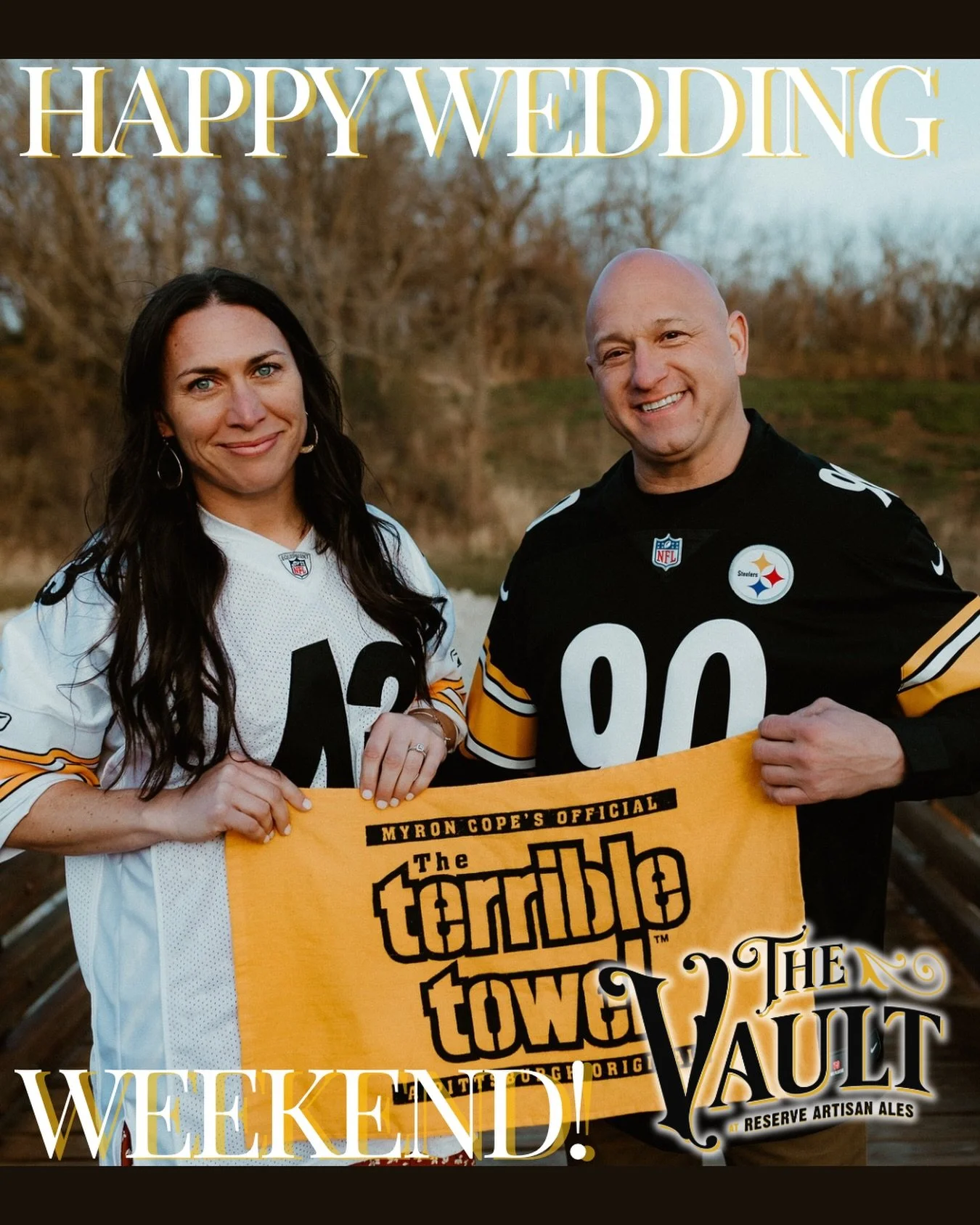 Happy wedding weekend, Courtney &amp; Jeff! 💍