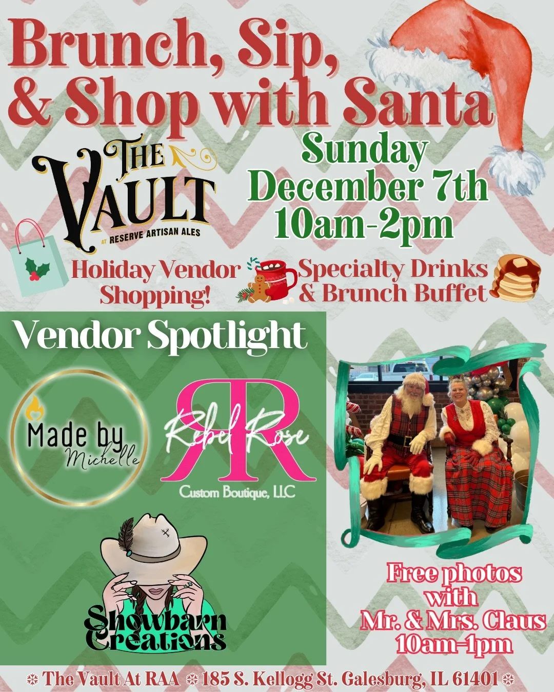 🧑&zwj;🎄 3rd Annual Brunch, Sip, &amp; Shop with Santa 🎅 Vendor Spotlight #5&mdash;

🕯️ @michellelliggis &mdash; 100% refillable soy wax wooden dough bowl, heart, paw print, and cheese mold candles in assorted sizes along with special Holiday cand