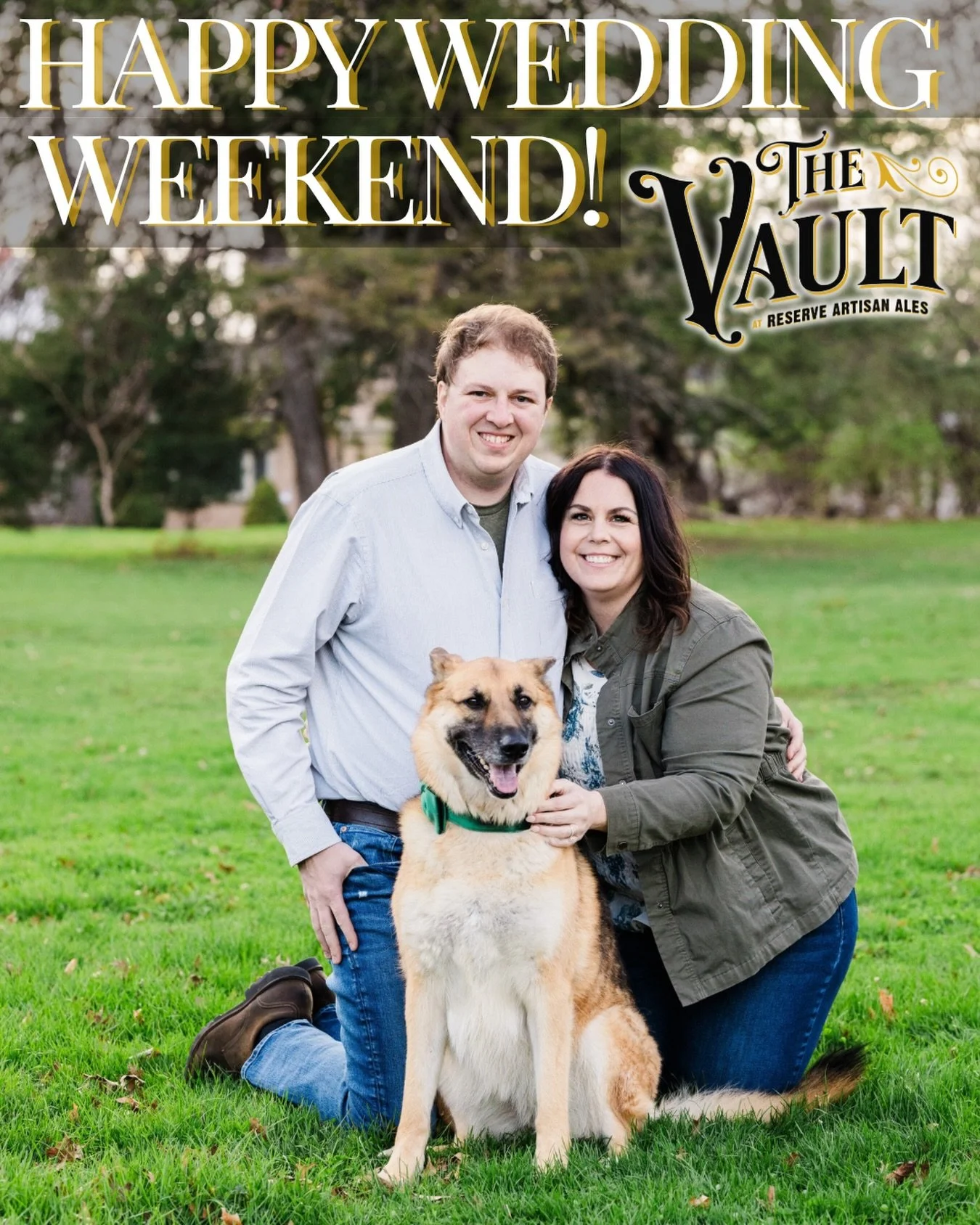 Happy wedding weekend, Amy &amp; Trevor! 🤍