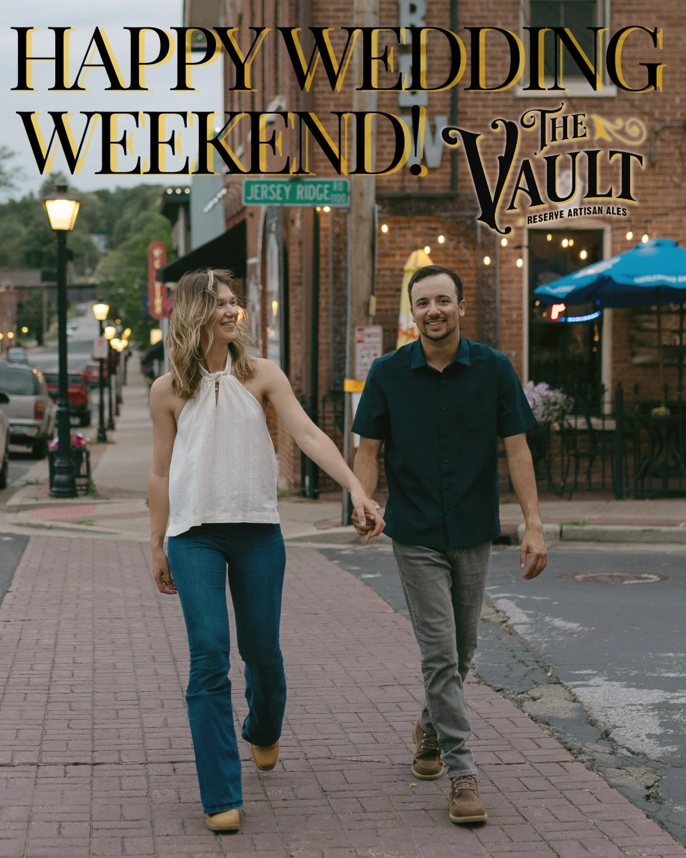 Happy wedding weekend, Kristin &amp; Sam! 💍