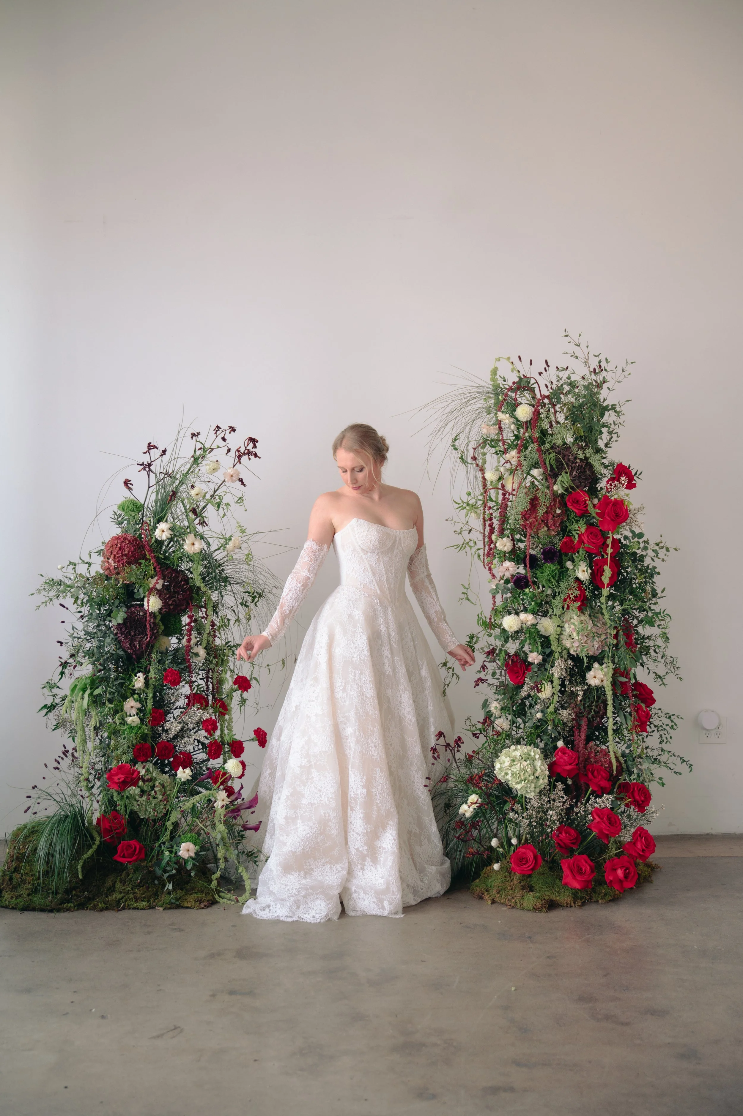DRAPED IN RED / STYLED SHOOT