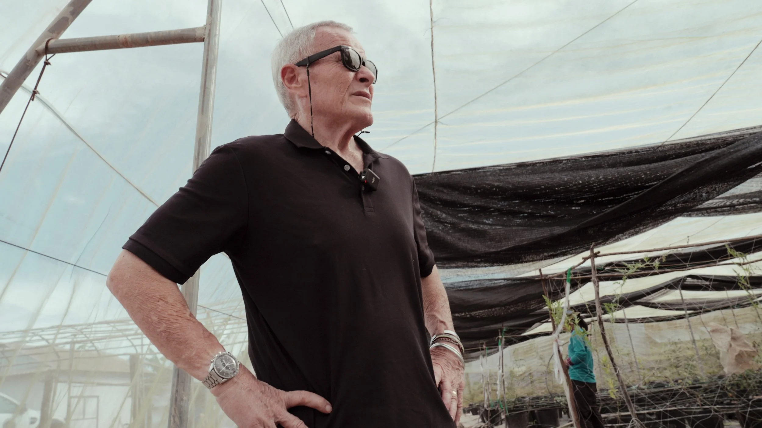 photograph of Bill Morse, leader of the Landmine Relief Fund for Cambodia.