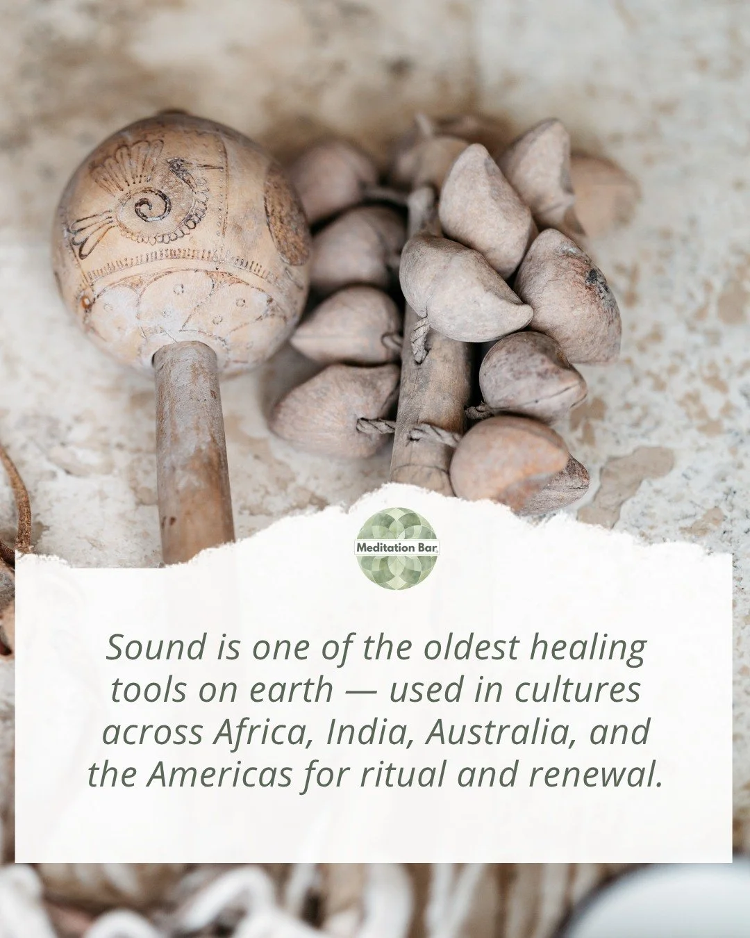 Long before modern wellness trends, sound was sacred.
Across cultures and centuries, rhythm and resonance have been used to support healing, spiritual connection, and transformation.
Our Sound Bath Practitioner Training honors these roots while tea