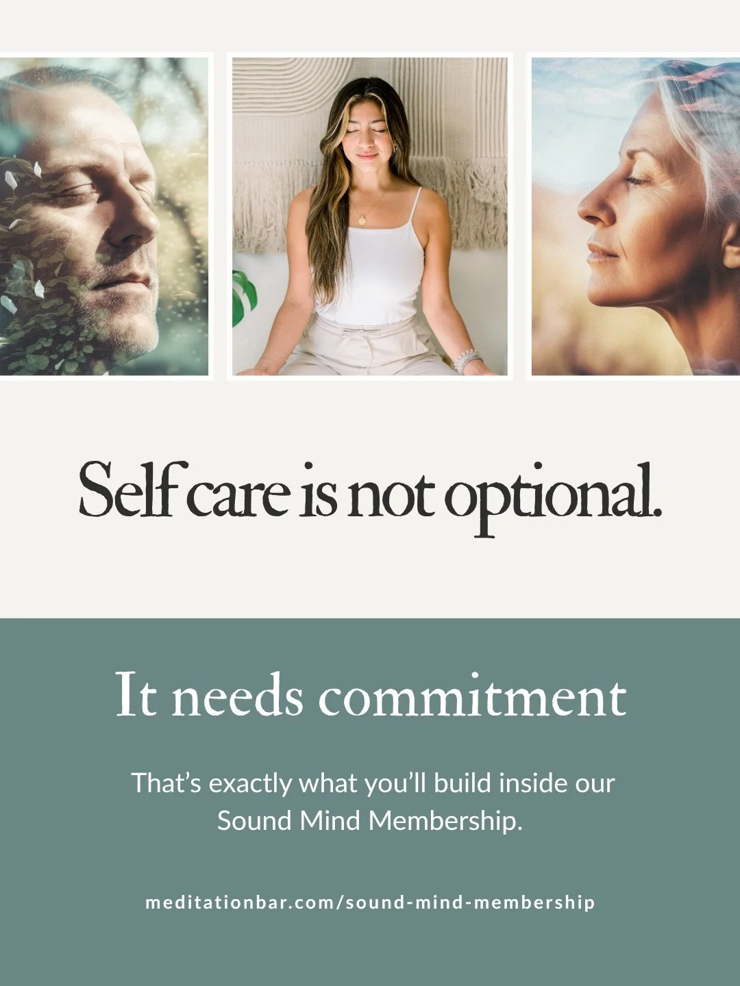 Steady care, real results.
Sound Mind Membership includes 2 in-person sessions each month, access to our On-Demand Sound Therapy Library, 10% off retail, and a Buddy Pass in month 3.
Join today and make self-care a habit.
#SoundMindMembership #Medita