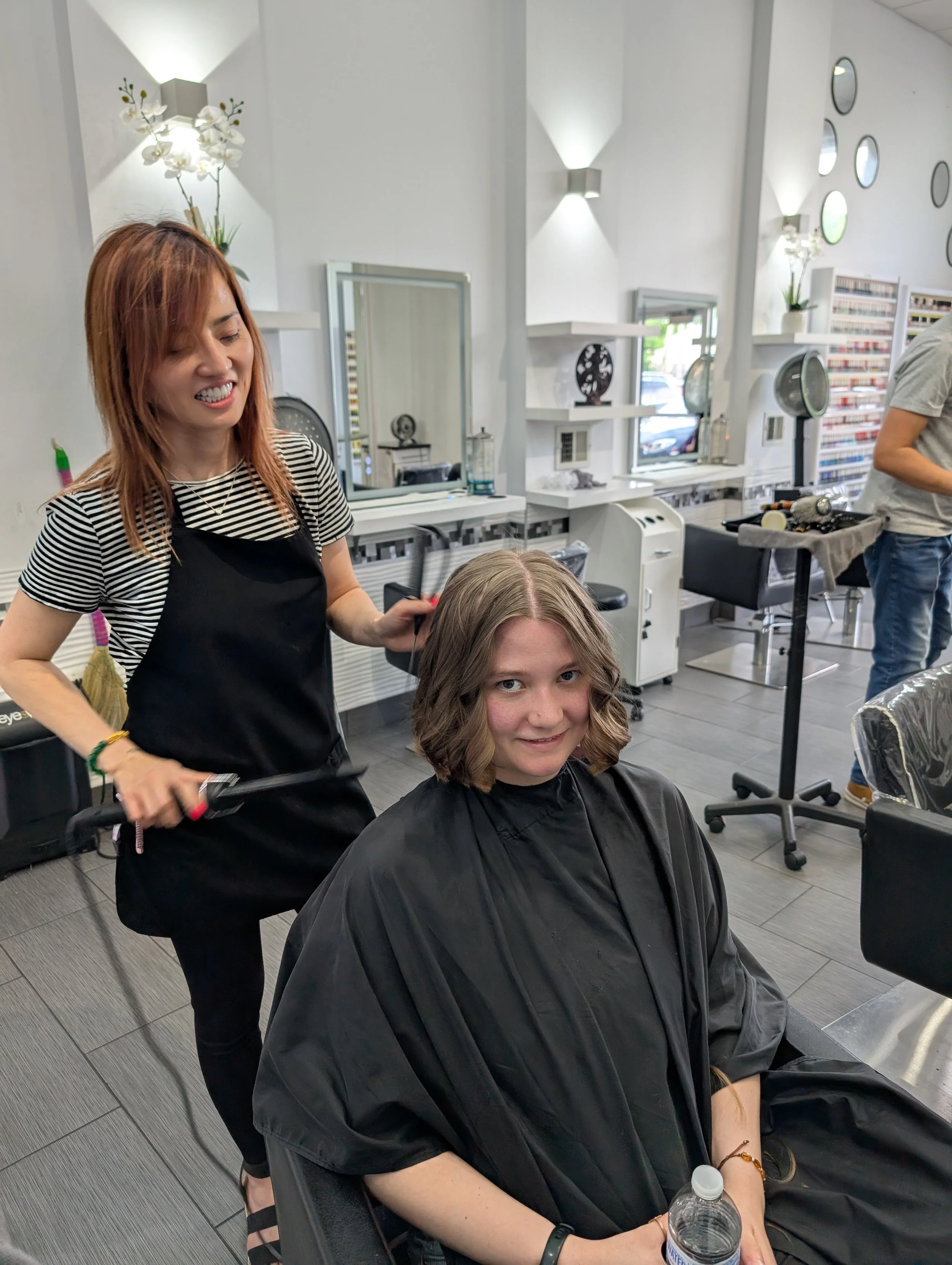 Fall hair color result at Wish Salon and Nails in Falls Church