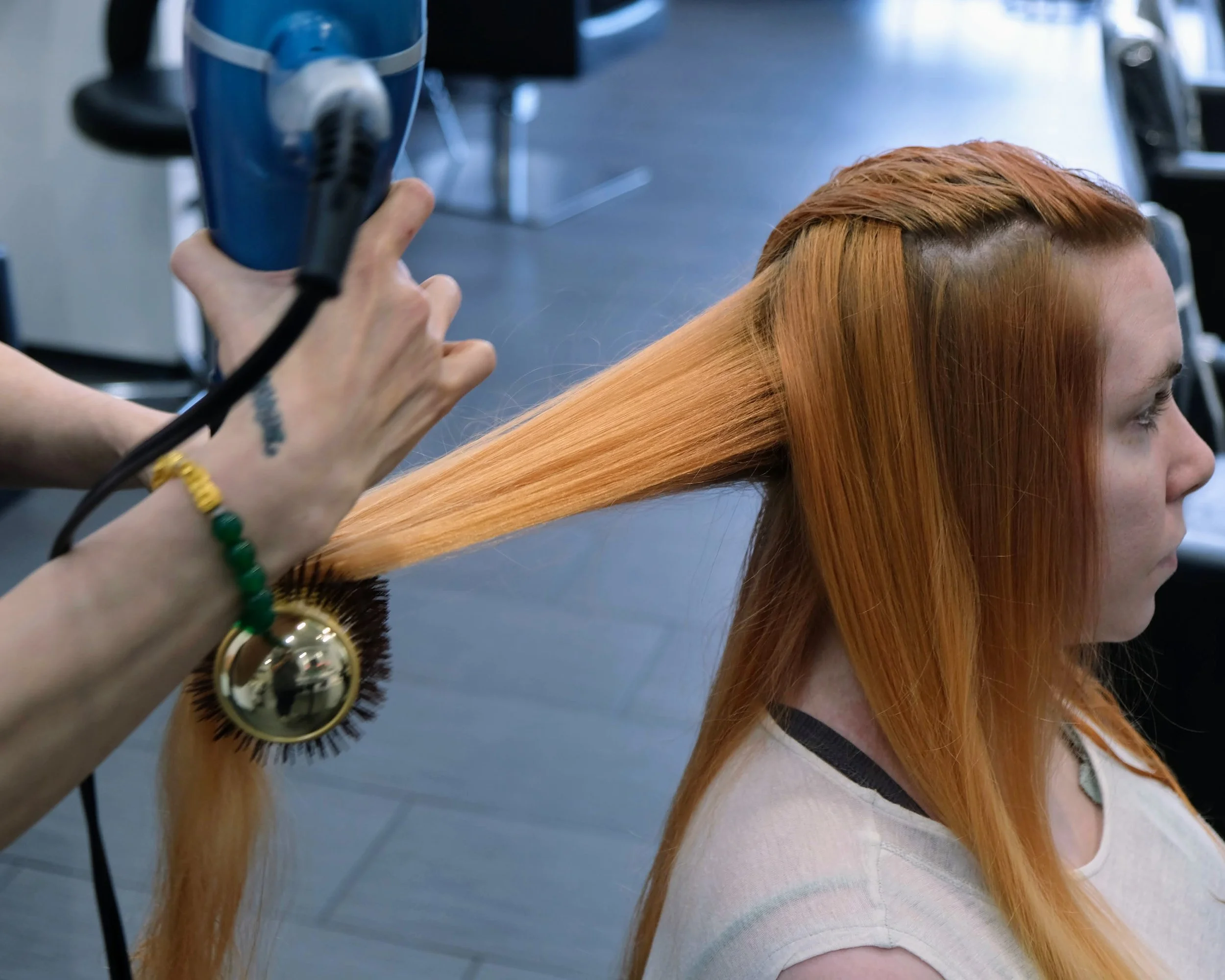 Blow dry and style