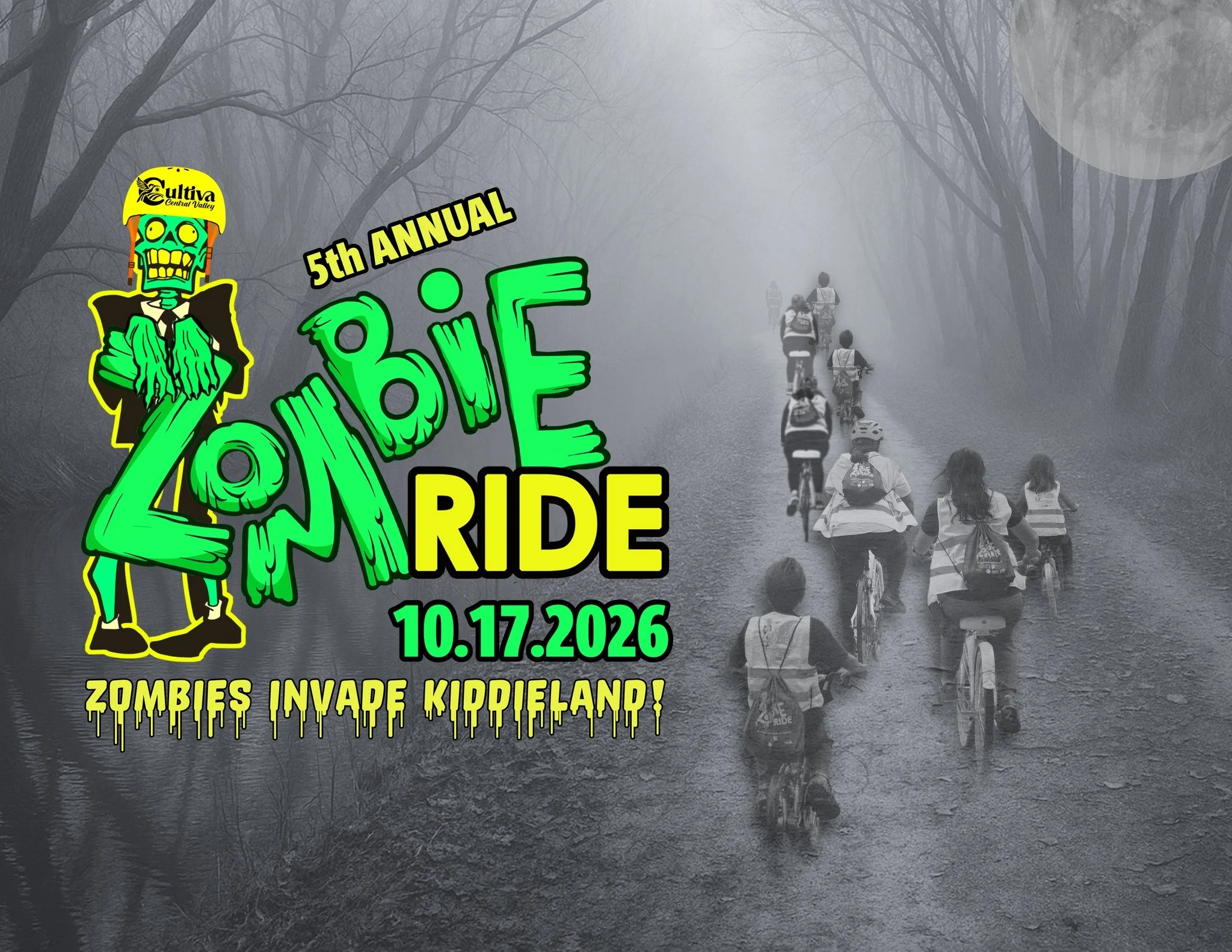 Cultiva Central Valley is thrilled to announce that the 4th Annual Merced Zombie Ride is coming up on October 17, 2026, at Applegate Park in front of Kiwanis Kiddieland&mdash; and we want YOU to be part of the spooky fun!

We&rsquo;re looking for:

C