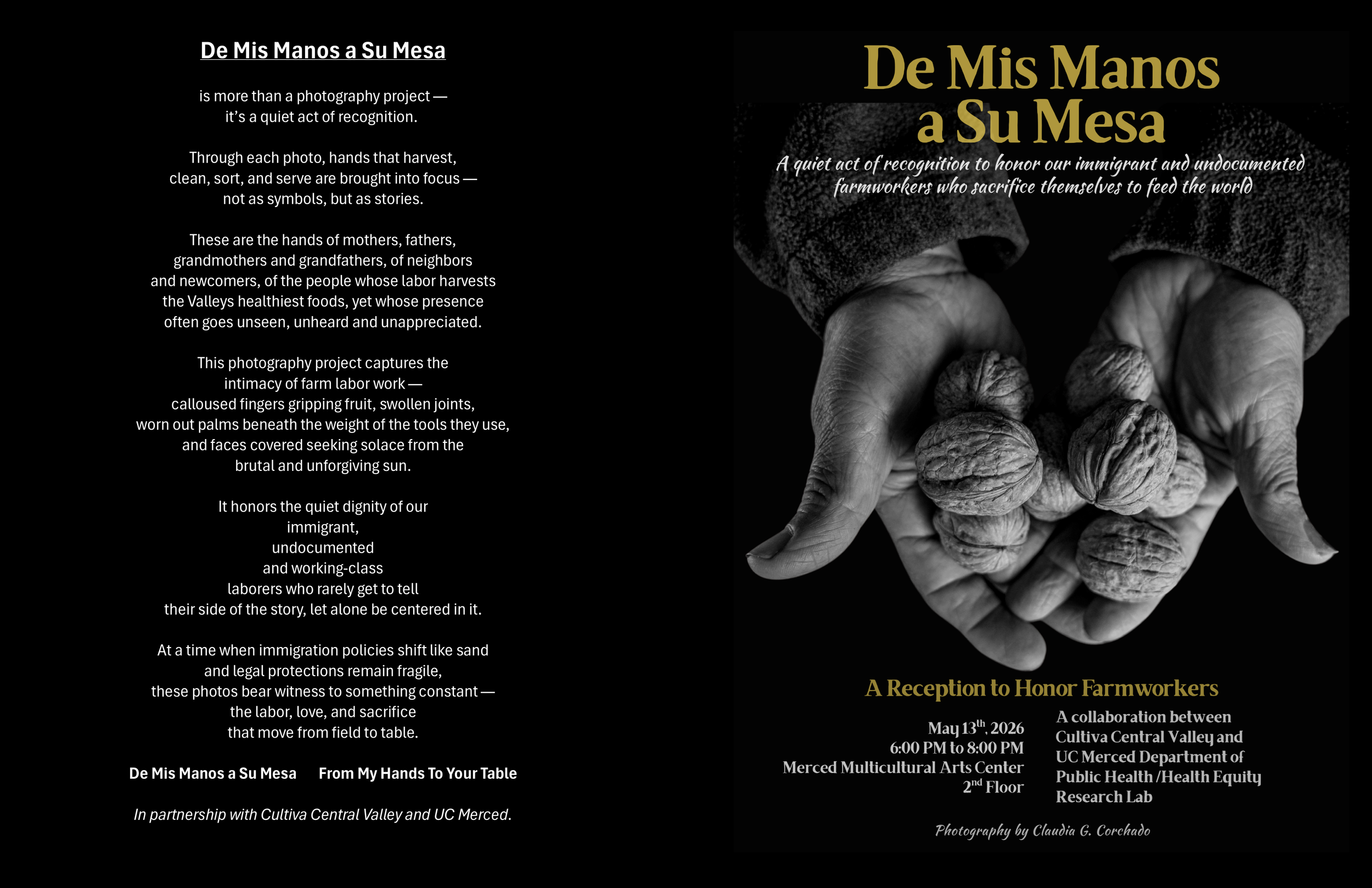 De Mis Manos a Su Mesa