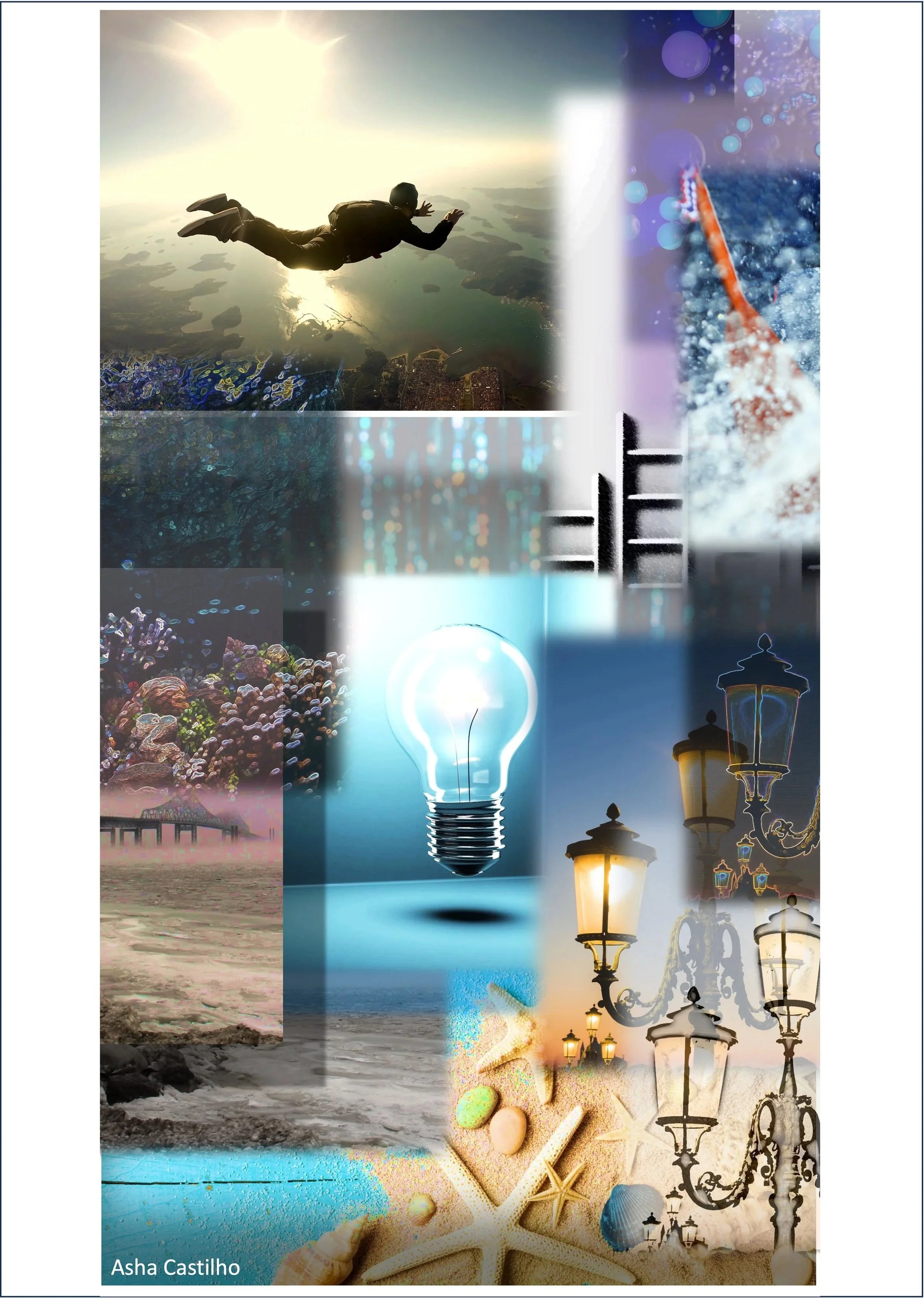 Lanterns Light the Sky Artprint