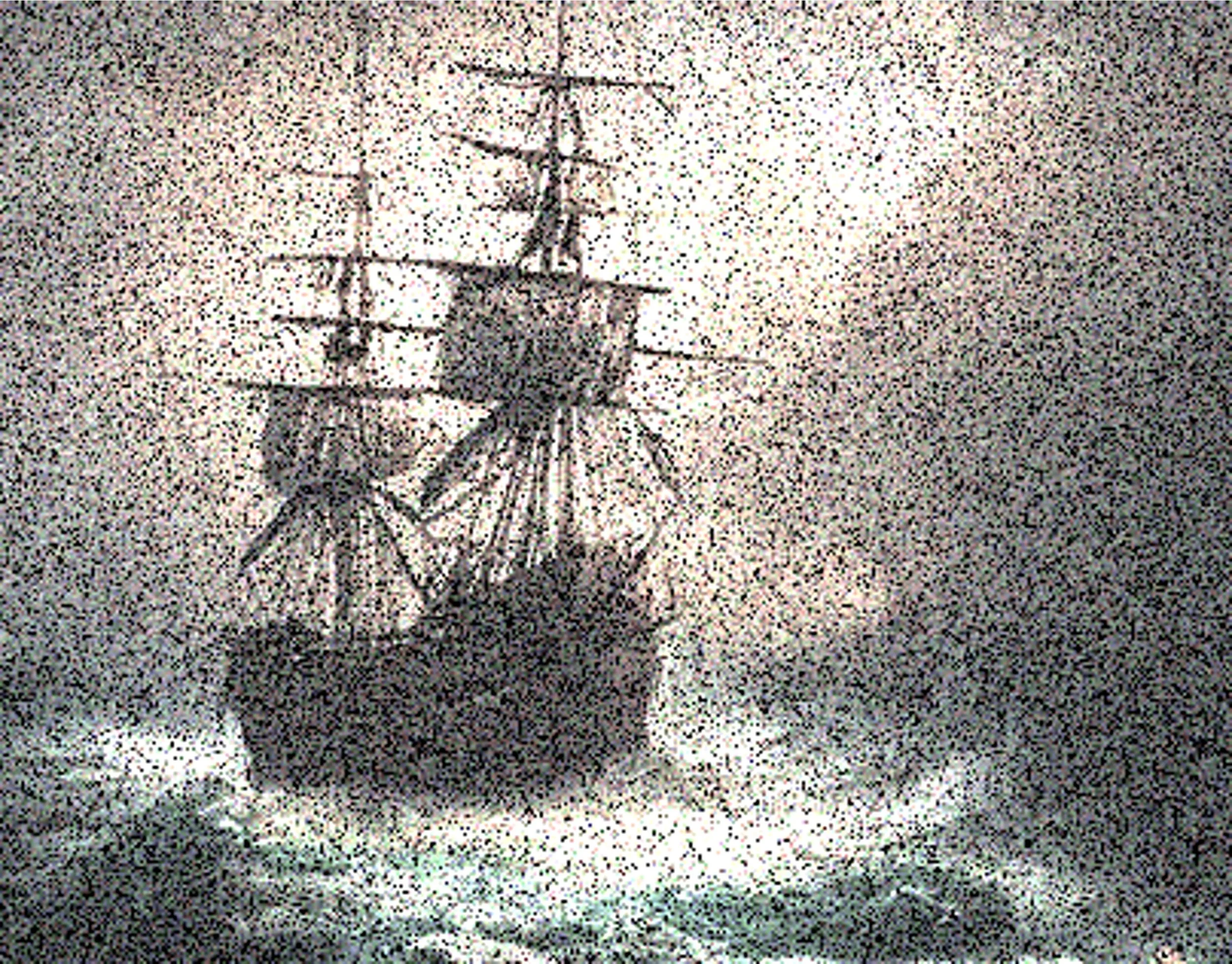 Vintage Nautical Ship Art Print