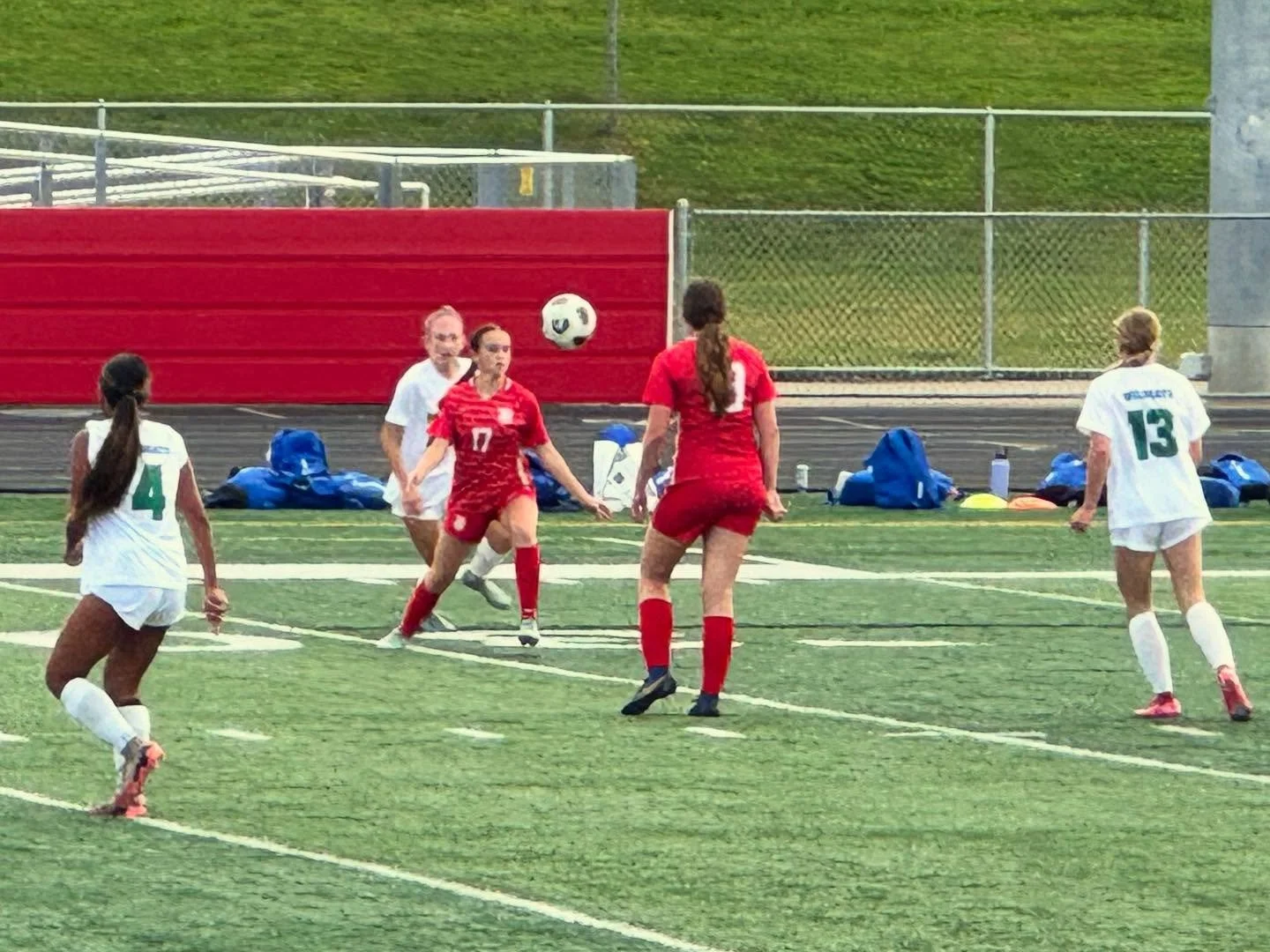 Another full weekend of family and community. Celebrated the Teamsters strike victory at Farm Aid, where we connected with many friends including the incredible Ai-Jen Poo. Lyla played in her first ever *VARSITY* soccer game. We rallied for St. Paul 