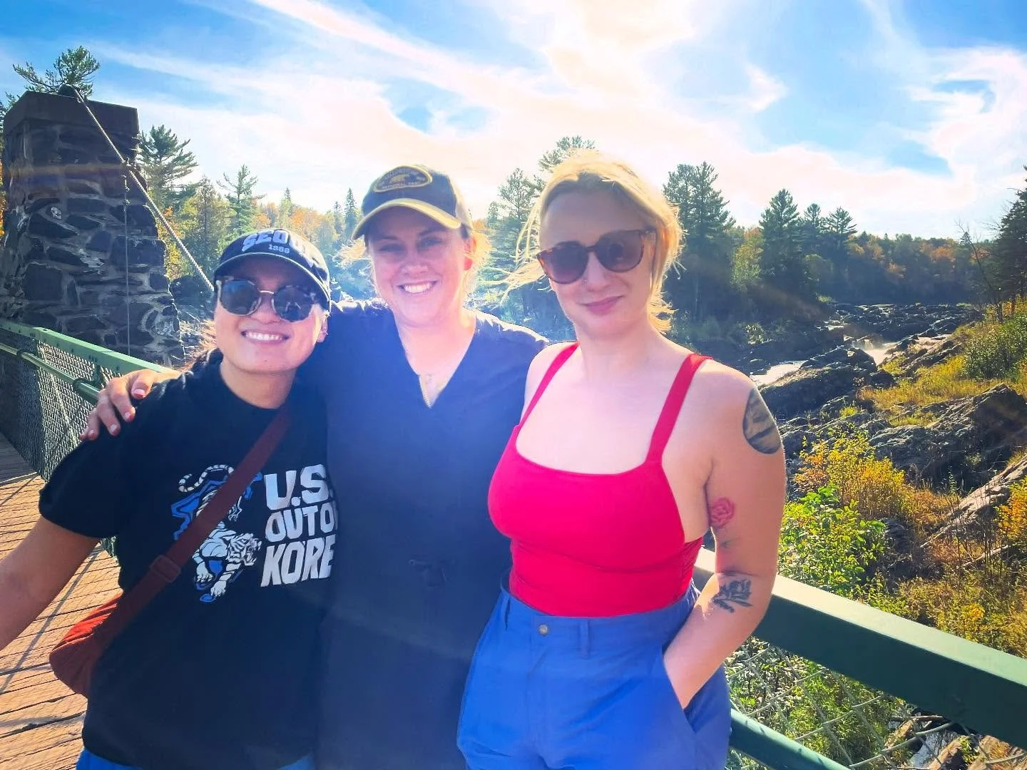 This weekend, Jamie and I were invited to the @minnesotanurses awards dinner in Duluth-was great to celebrate the many nurses who deserved recognition! We turned it into a much-needed friends&rsquo; weekend. We stayed near @jaycookestatepark and spen