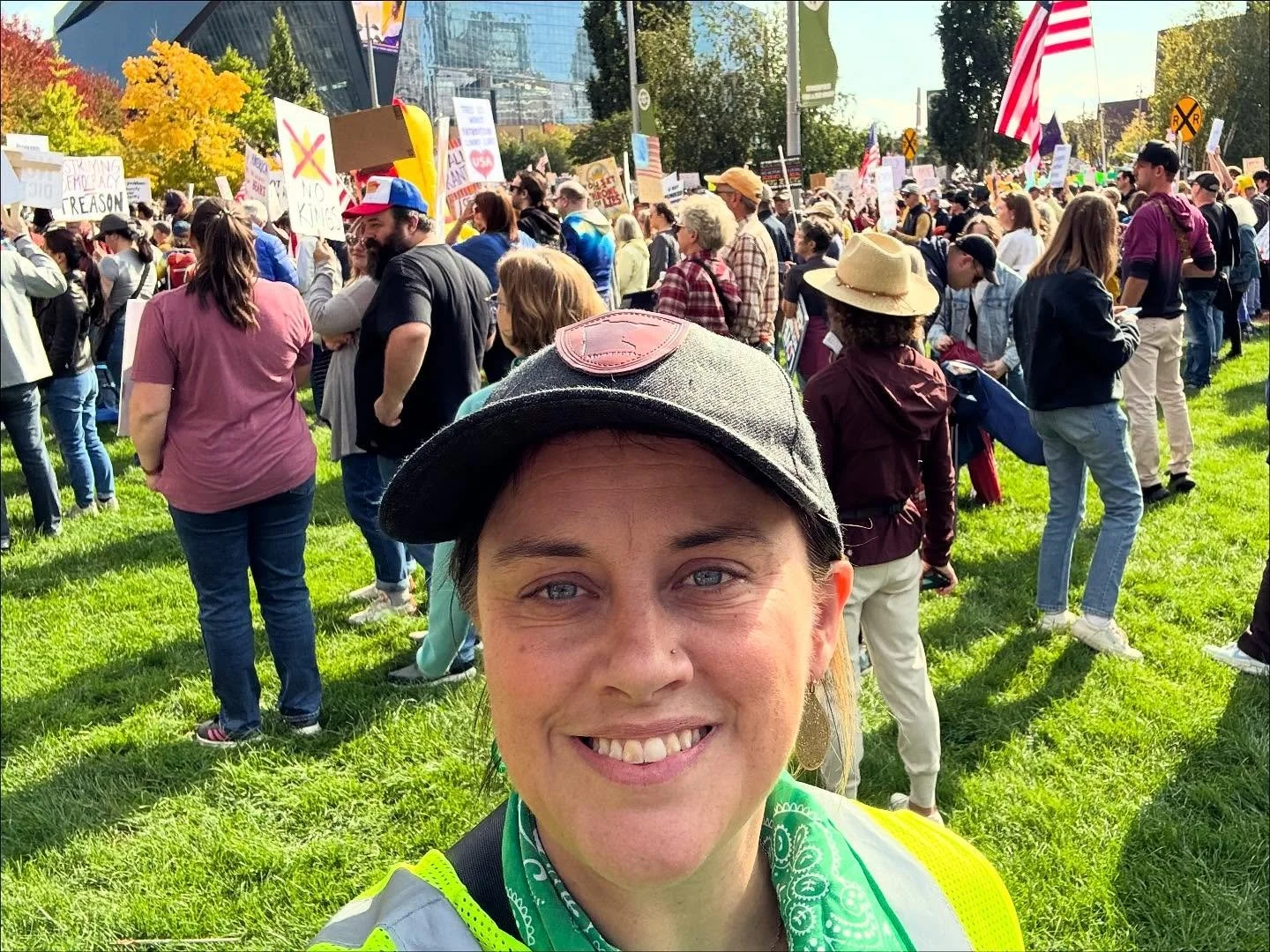 The family that Marshalls together. #nokings #notyrants  Hope to see you here!