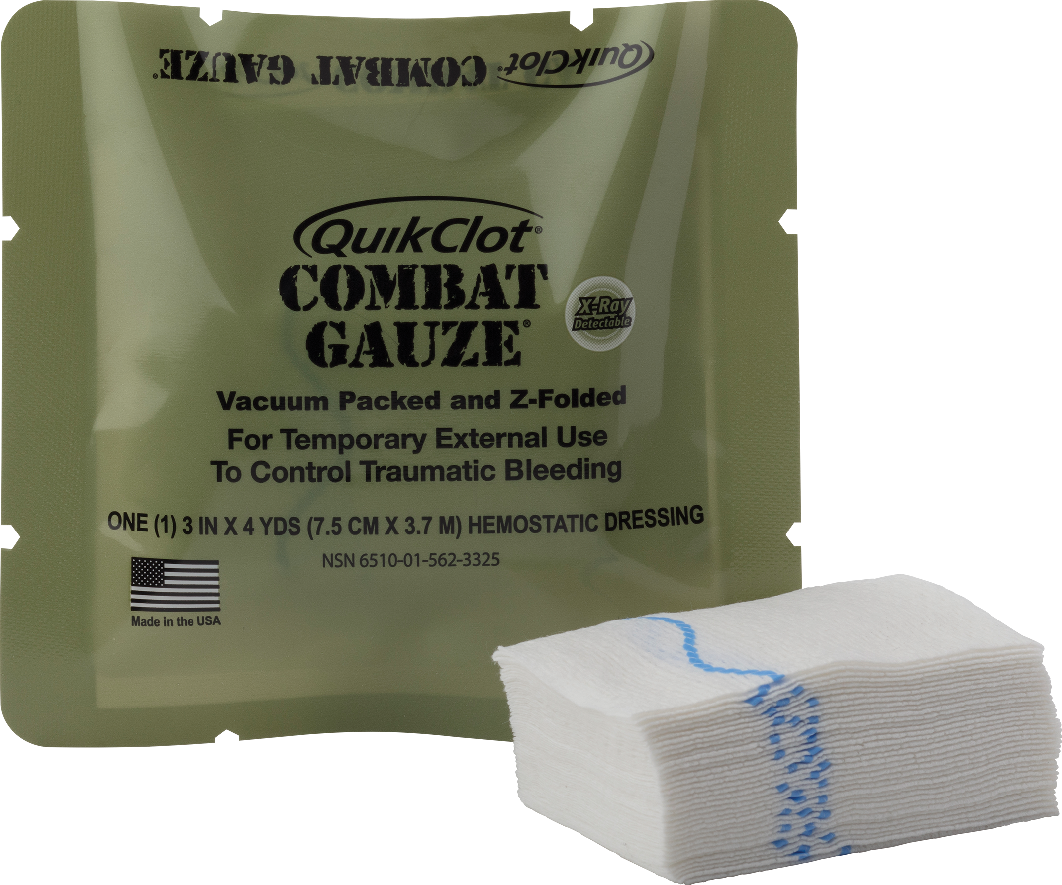 Combat Gauze&nbsp;(CG) Z-Fold (QuikClot Combat Gauze)