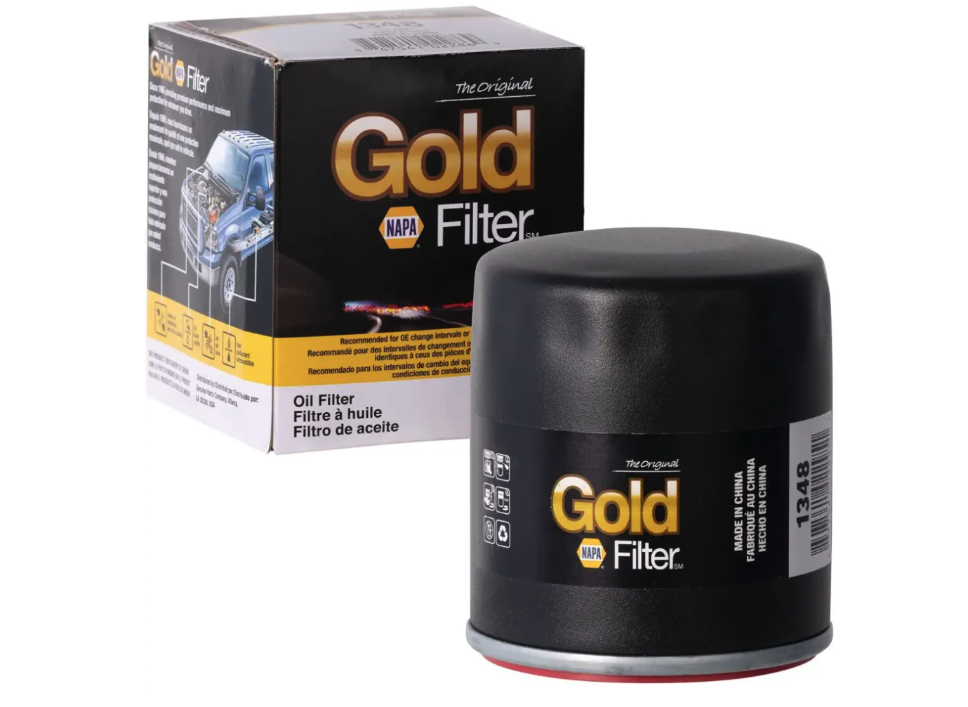 NAPA GOLD 1348 ENGINE OIL FILTER