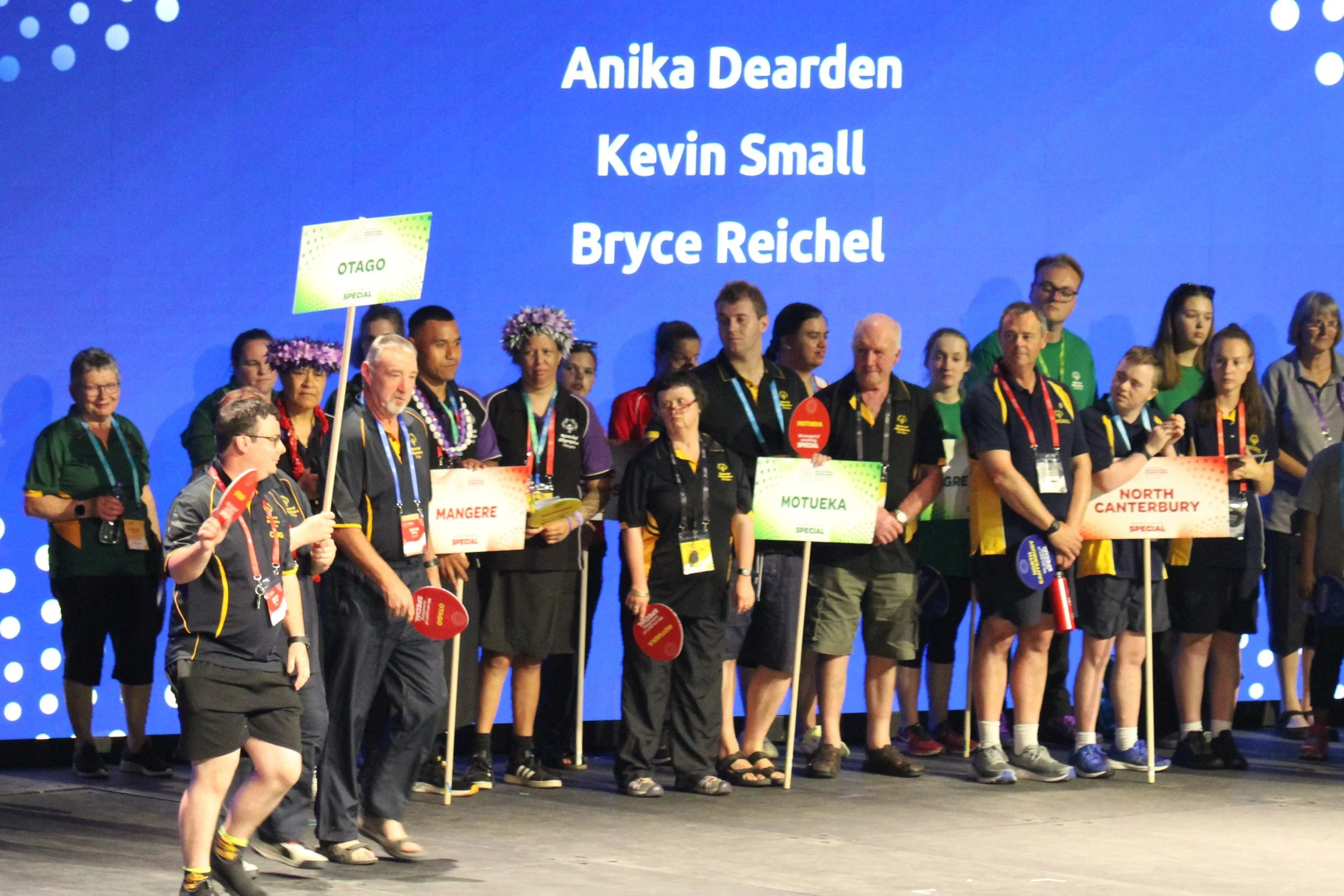 Three representatives from our otago team that participated in the National Summer Games held in christchurch in 2025.