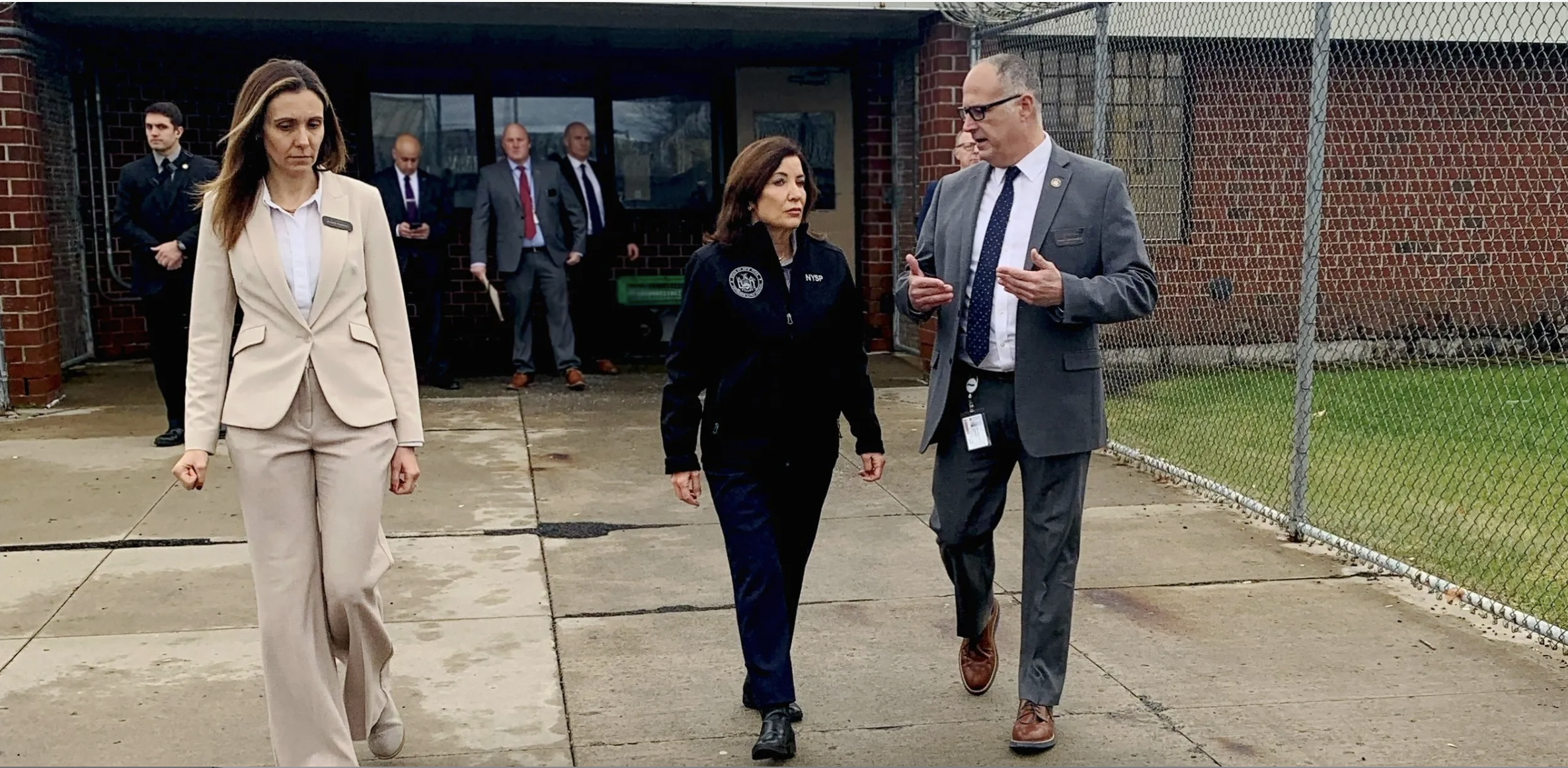 Gov. Kathy Hochul visits Marcy Correctional after Robert Brooks’ death. Credit: Courtesy of the Governor’s Office