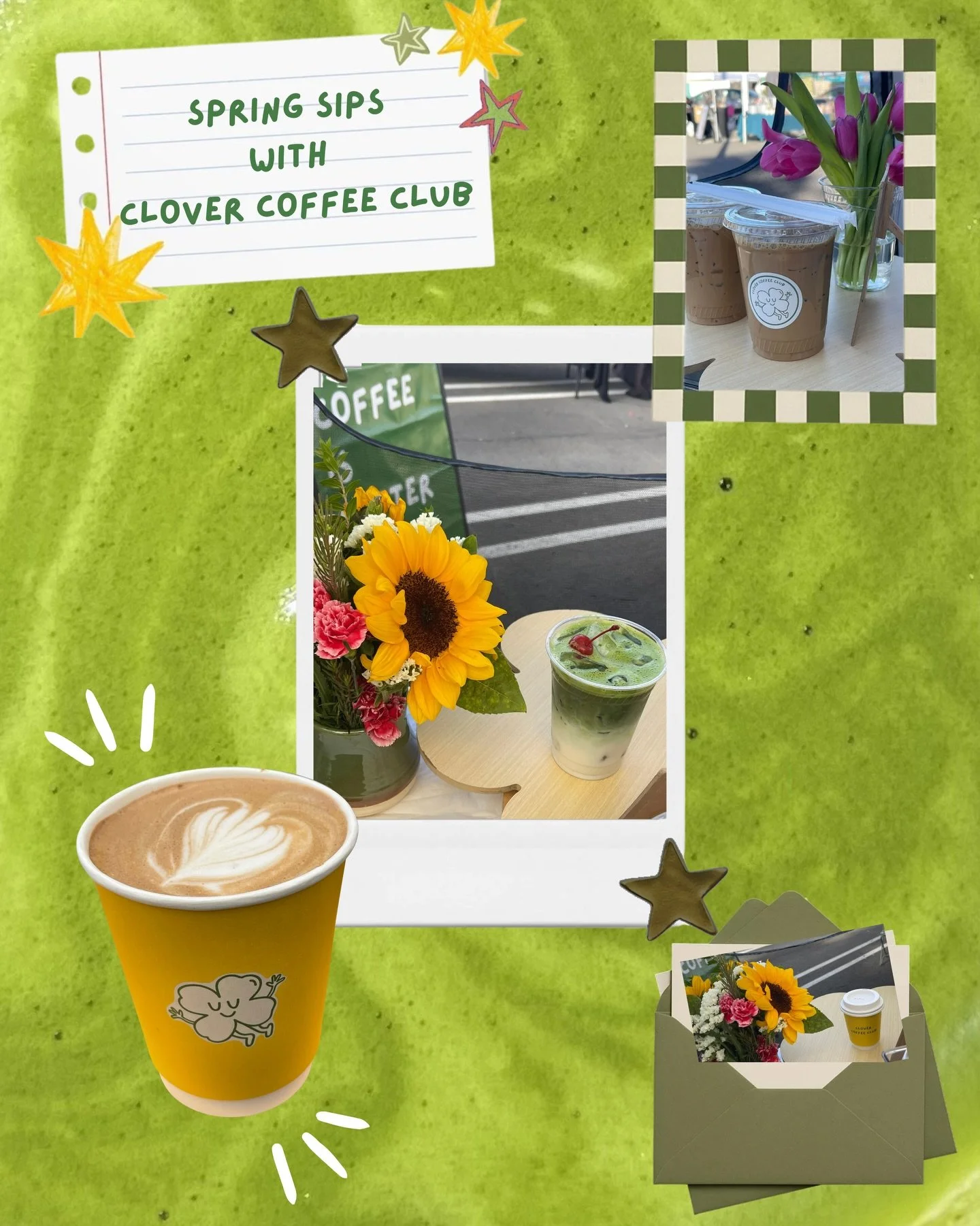 a lil glimpse of spring time with clover coffee club <3 

- every sunday @tylergalleriafarmersmarket from 8:30a - 1p
- every tuesday @riversidemagnoliafarmersmarket 10a - 2p

come hang out with us + enjoy the beautiful spring weather🌷🤍🐝

#clove