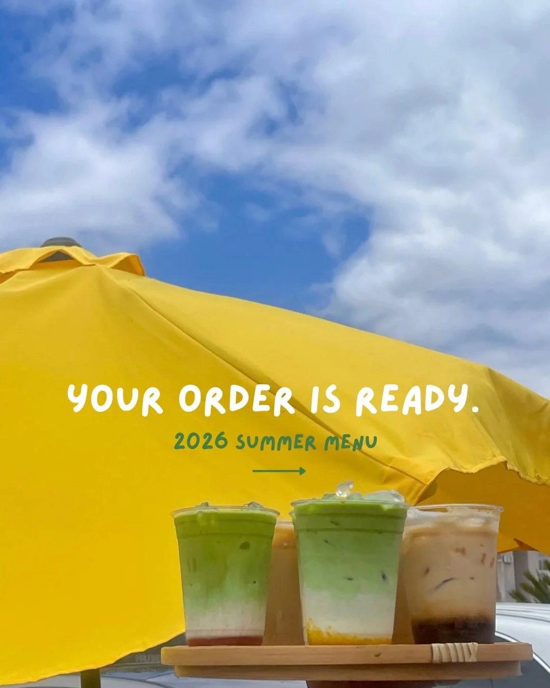 summer menu is here!&nbsp;🌴⭐️🍓 

- sweet + salty&nbsp;
- vanilla shaken espresso
- easy white chocolate

- mango matcha
- berry lucky
- banana matcha

stop by this sunday to try out or new menu + leave with a free pool floatie!

#clovercoffeeclub #