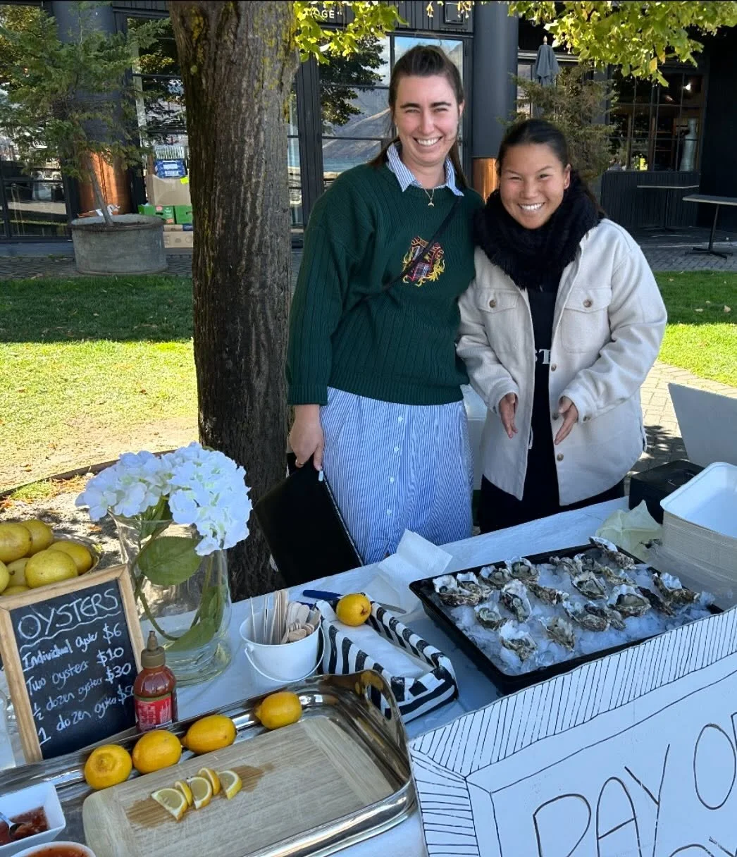 We love selling oysters and we love saying hi to you! So pop by and try a fresh oyster!🦪🤩