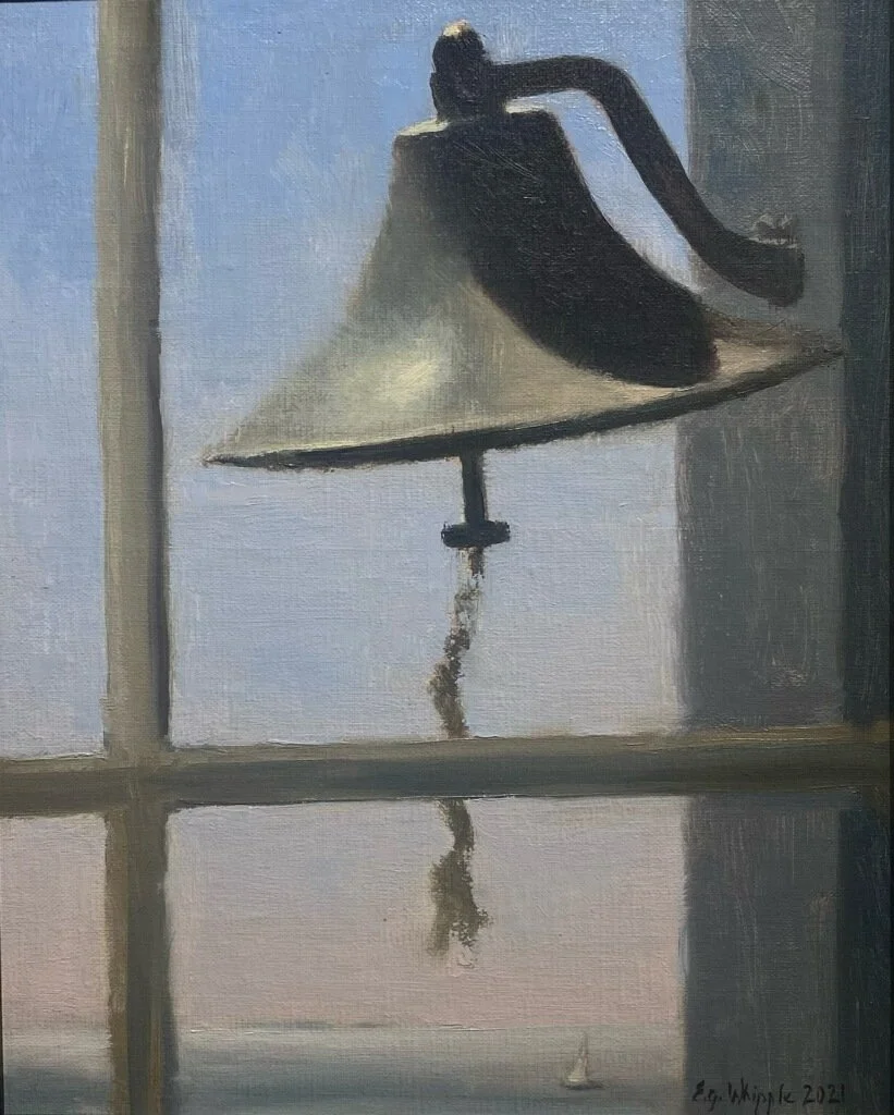 Bell at Whiteland Light Station, Maine