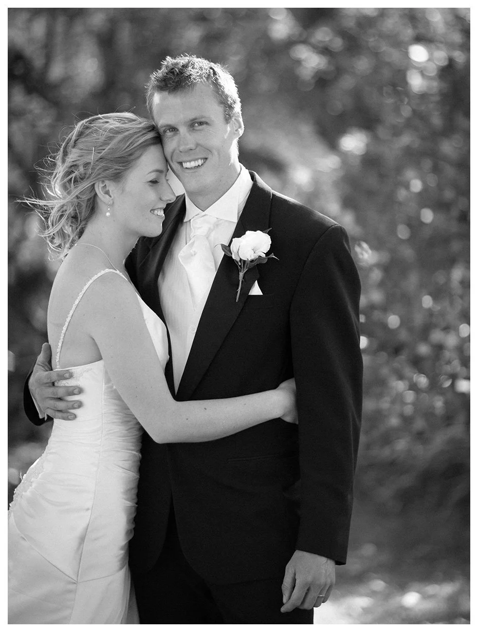 A quiet embrace at Balmoral Beach at Naomi and Justins summer sydney wedding