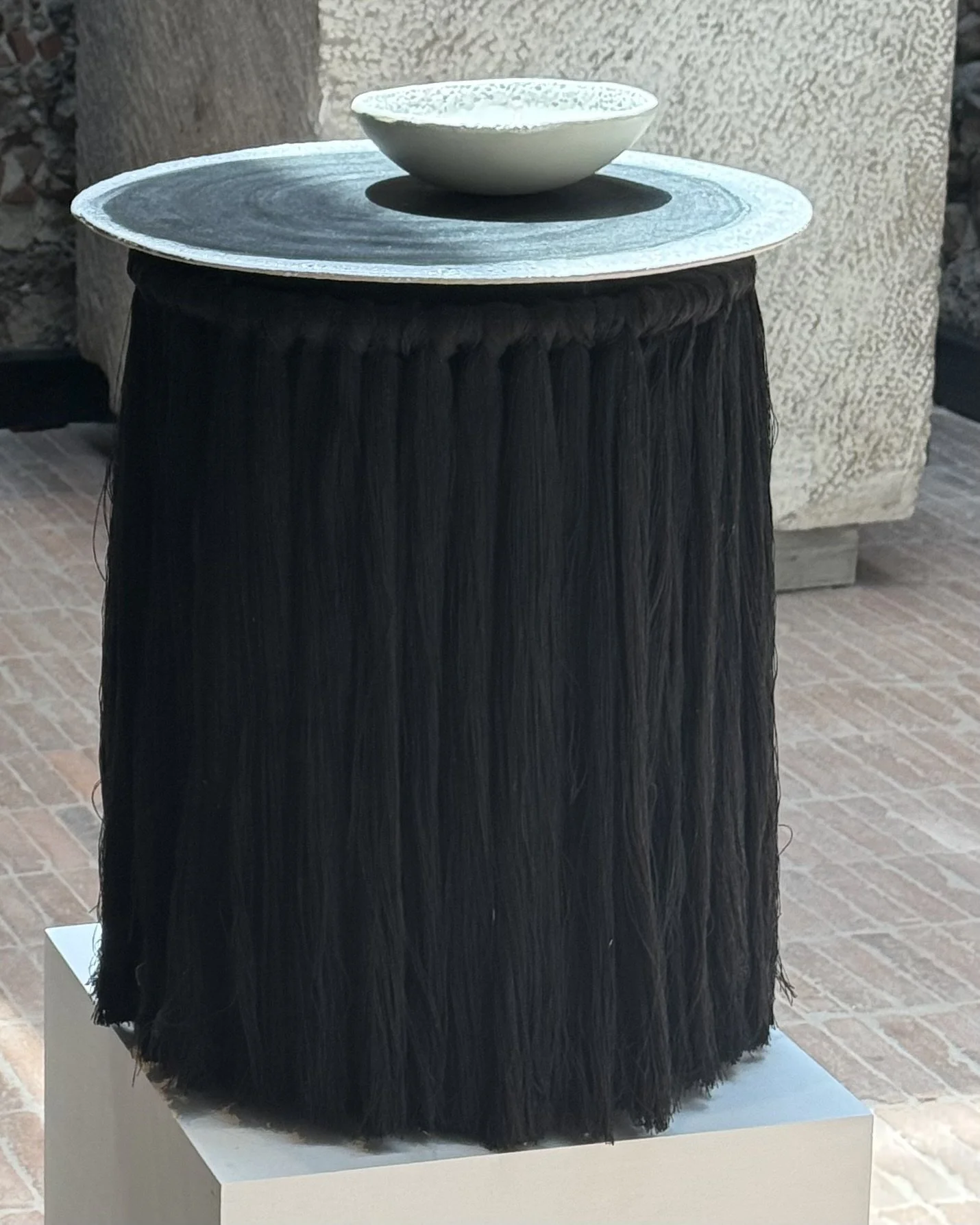 VEIL - side table, black