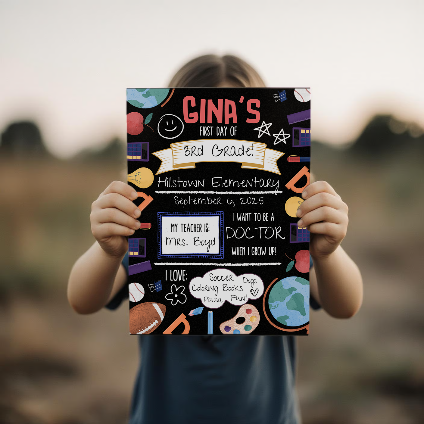 Customizable Kid's Gifts for Back to School, Birthdays, & Holidays available on Etsy!