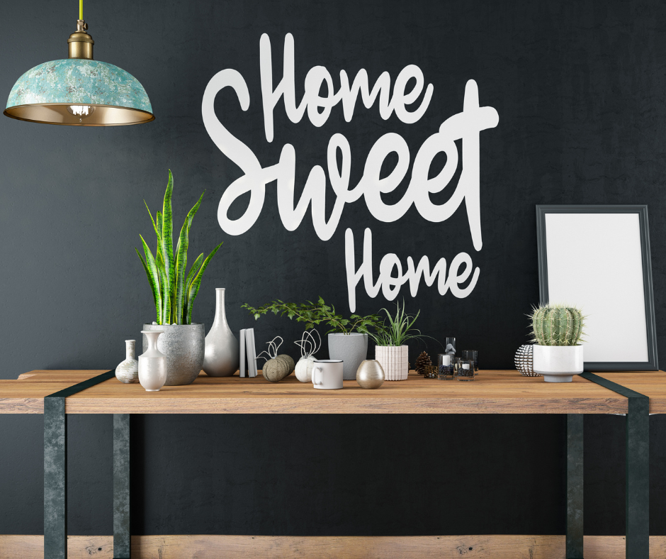 Geometric drawing of an outline square with sections divided by vertical, horizontal, and half circle lines.