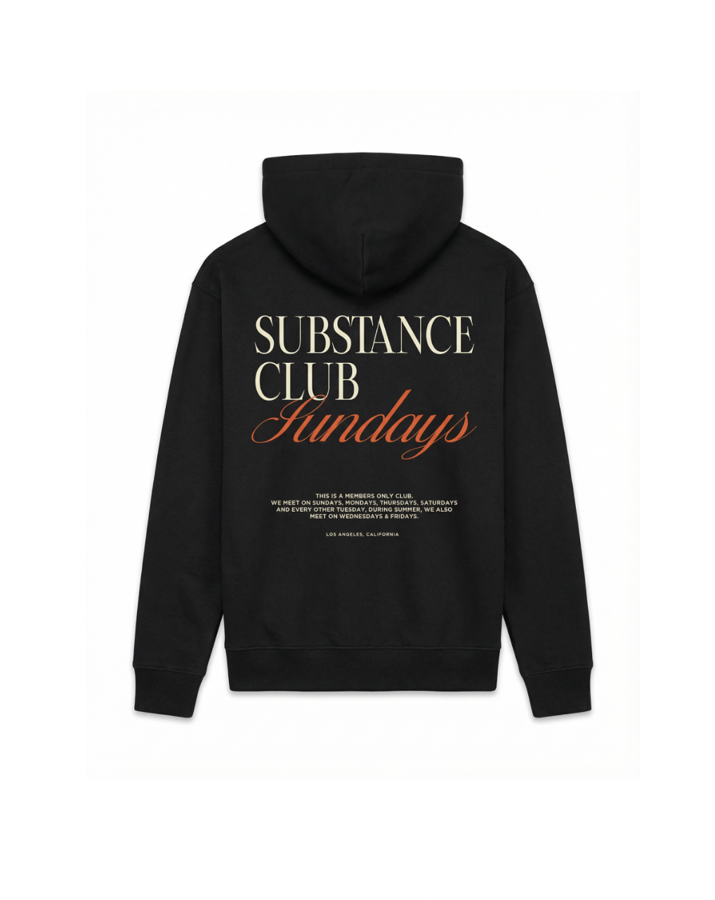 SC Sundays Hoodie - Black