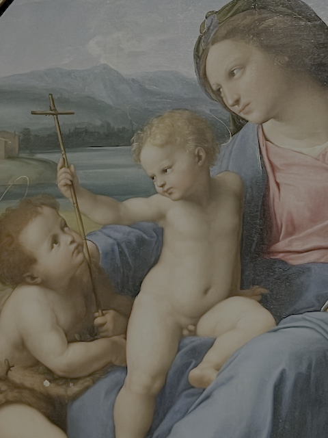 Raphael - Alba Madonna (detail)
