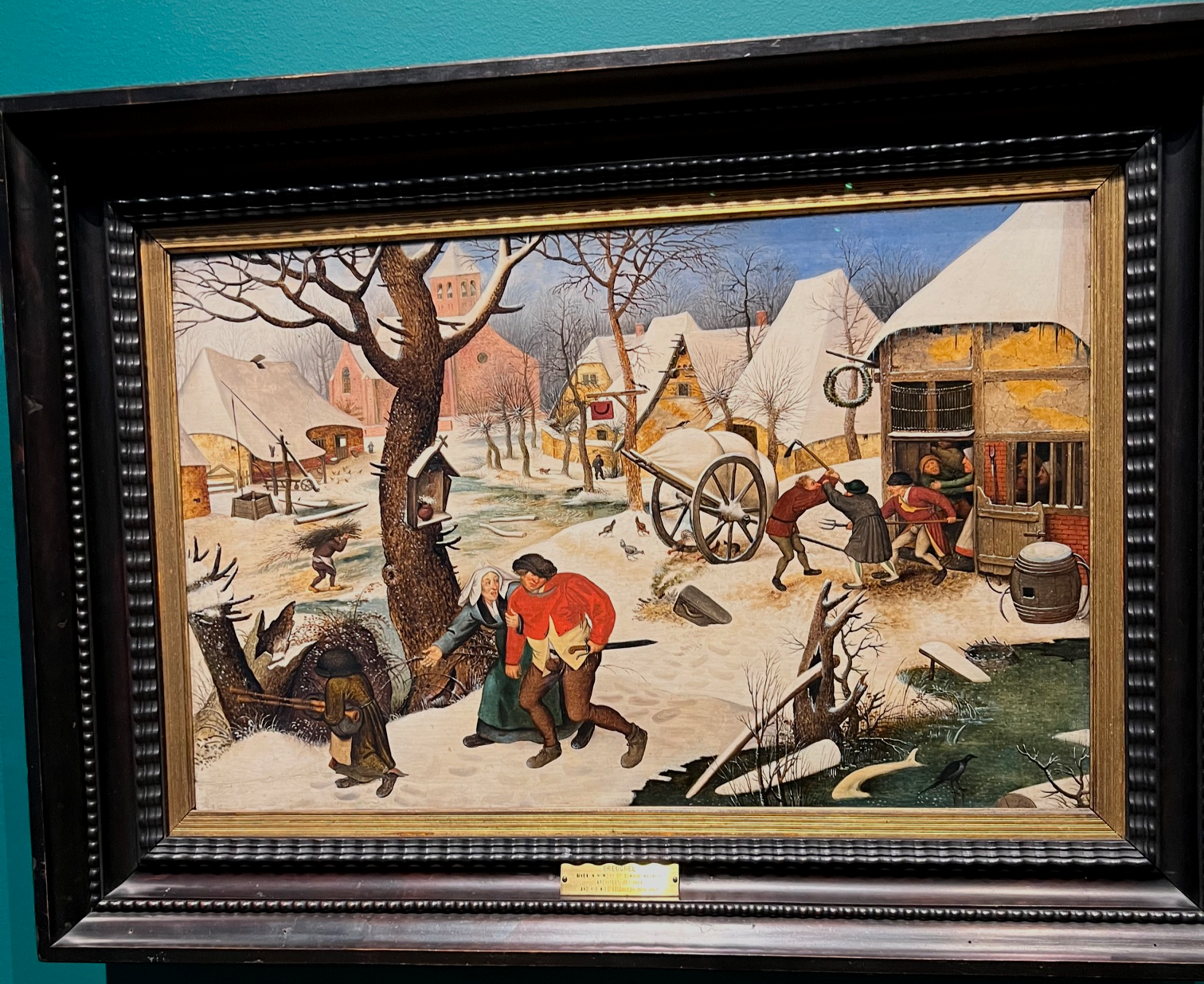 Peter Brueghel II - Return from the Inn