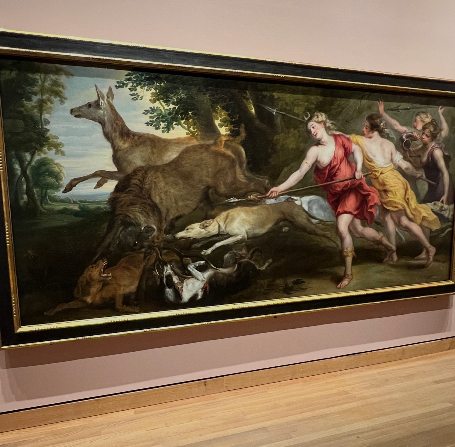 Peter Paul Rubens and Workshop - Diana Hunting with Her Nymphs