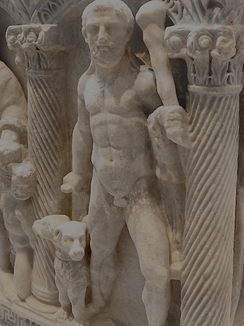 Sarcophagus Depicting the Labours of Hercules (detail)