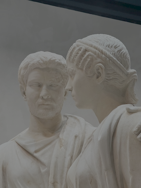 Statue of Husband and Wife