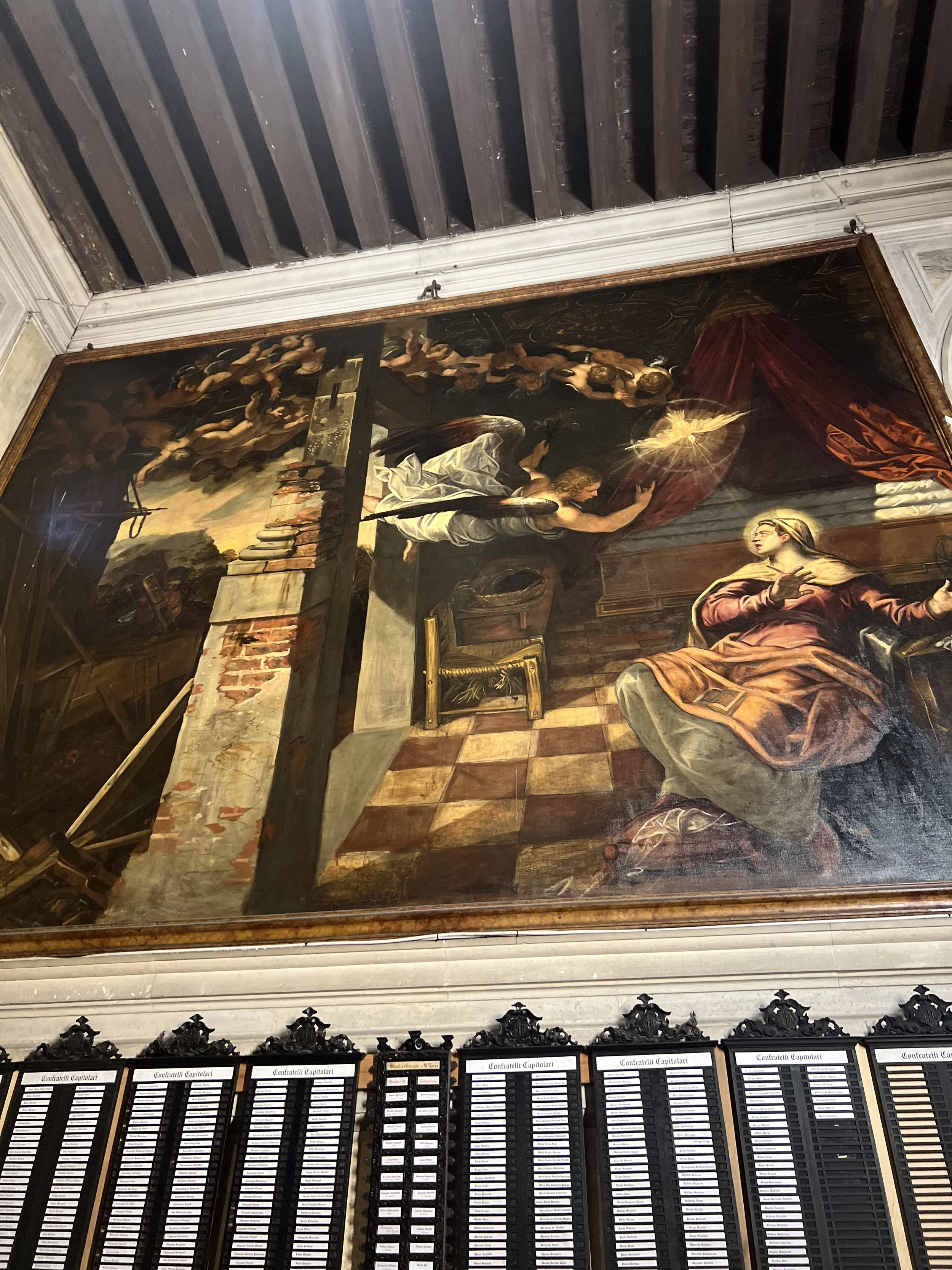 The Annunciation (1581-84) by Tintoretto