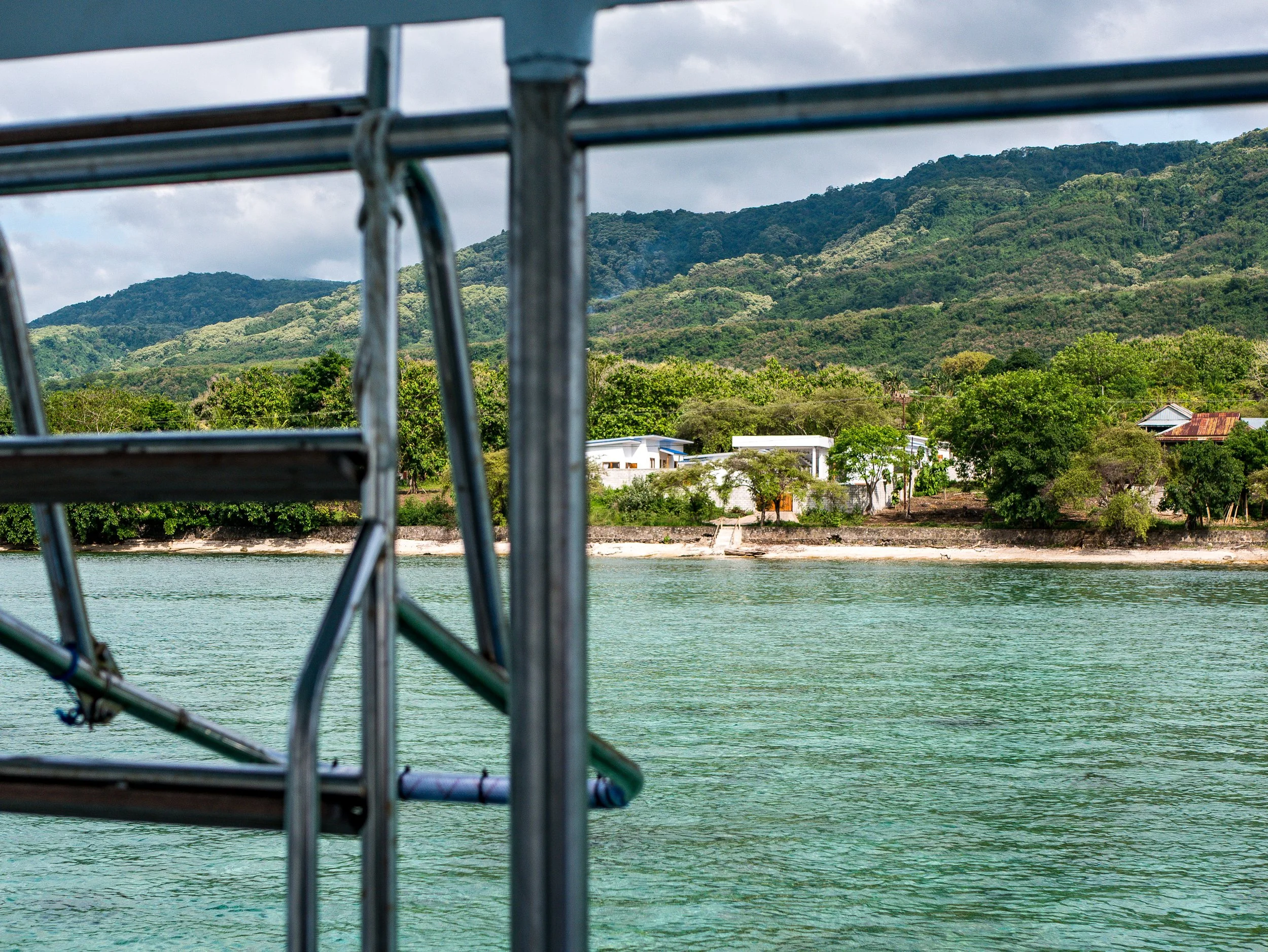 Dive In Alor's dive center view from the ocean