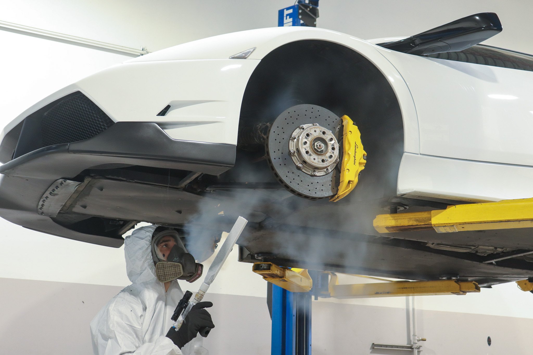 lamborghini murciélago dry ice blasting