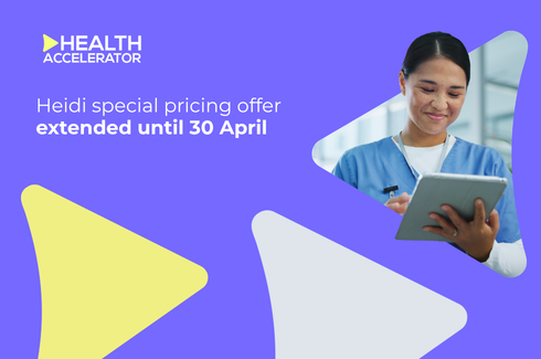 Heidi special pricing now extended until 30 April