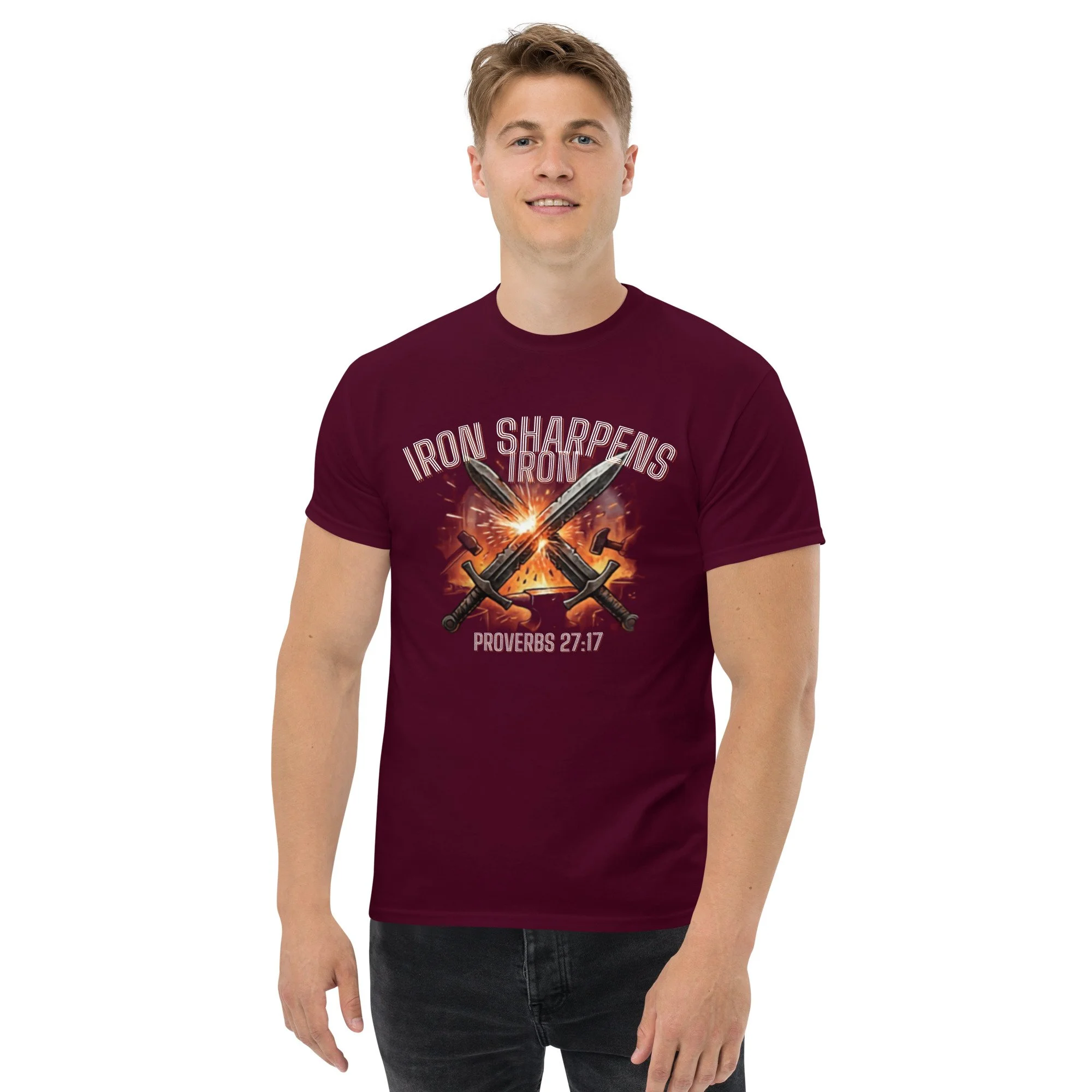 Unisex Classic Tee | Gildan 5000 - Iron Sharpens Iron