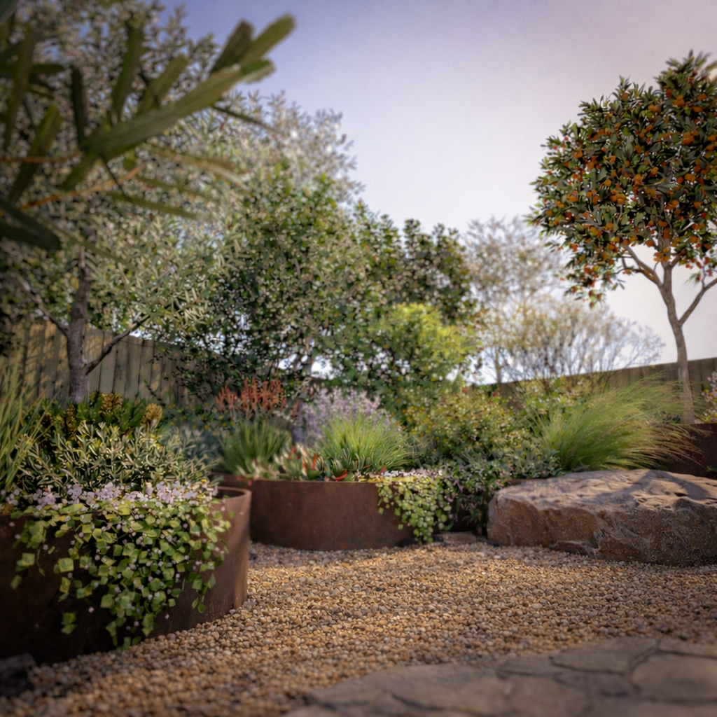 Mentone - Australian Native Garden - Backyard Design - Althaus Landscape Designs 01.png