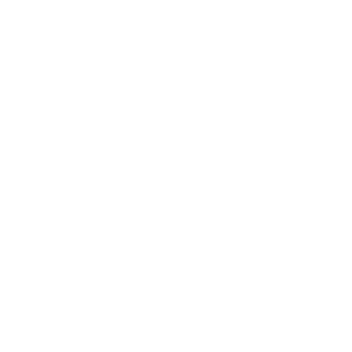 White line drawing of a sprouting plant with three leaves emerging from soil on a black background.