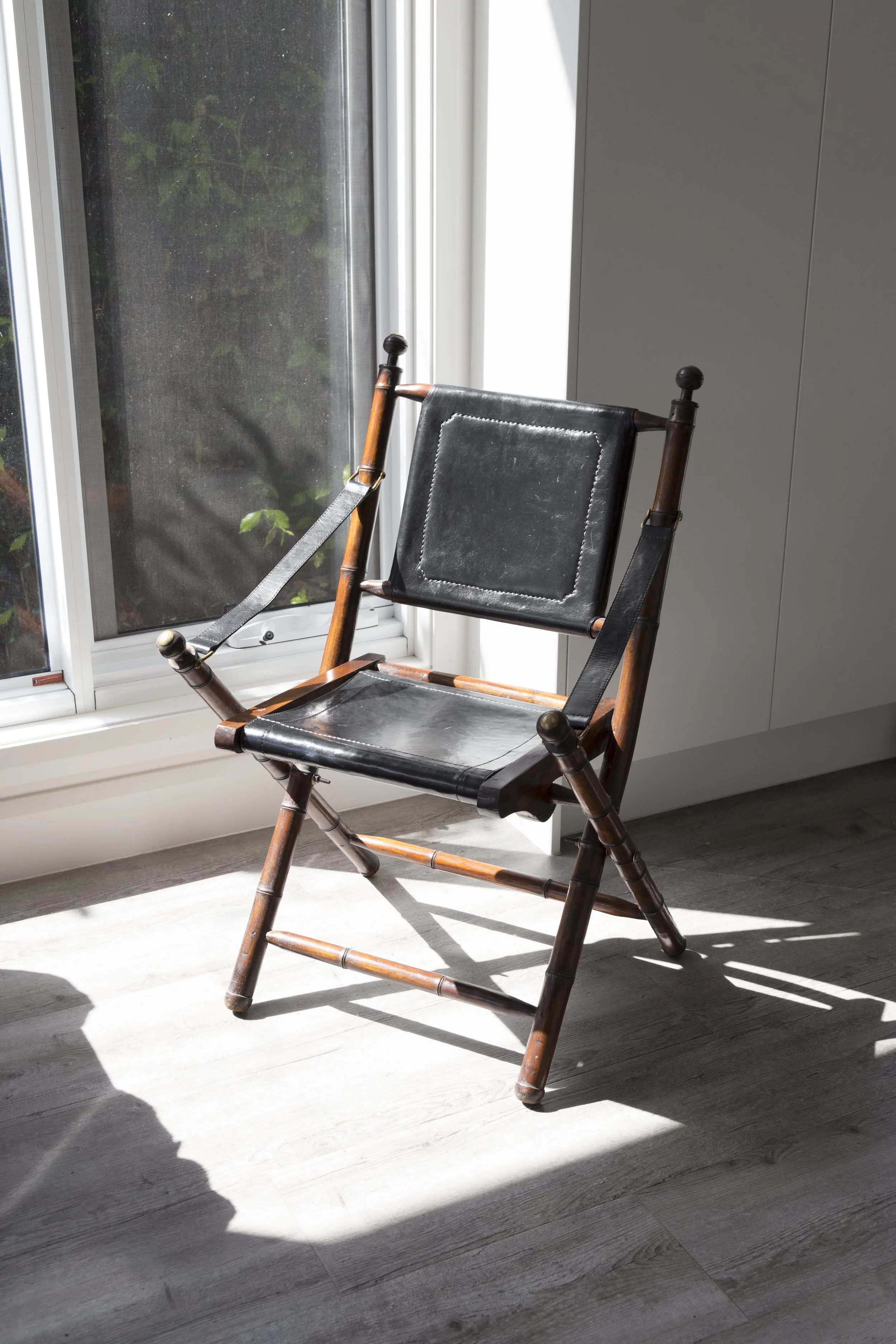Antique Folding Safari Campaign Chair