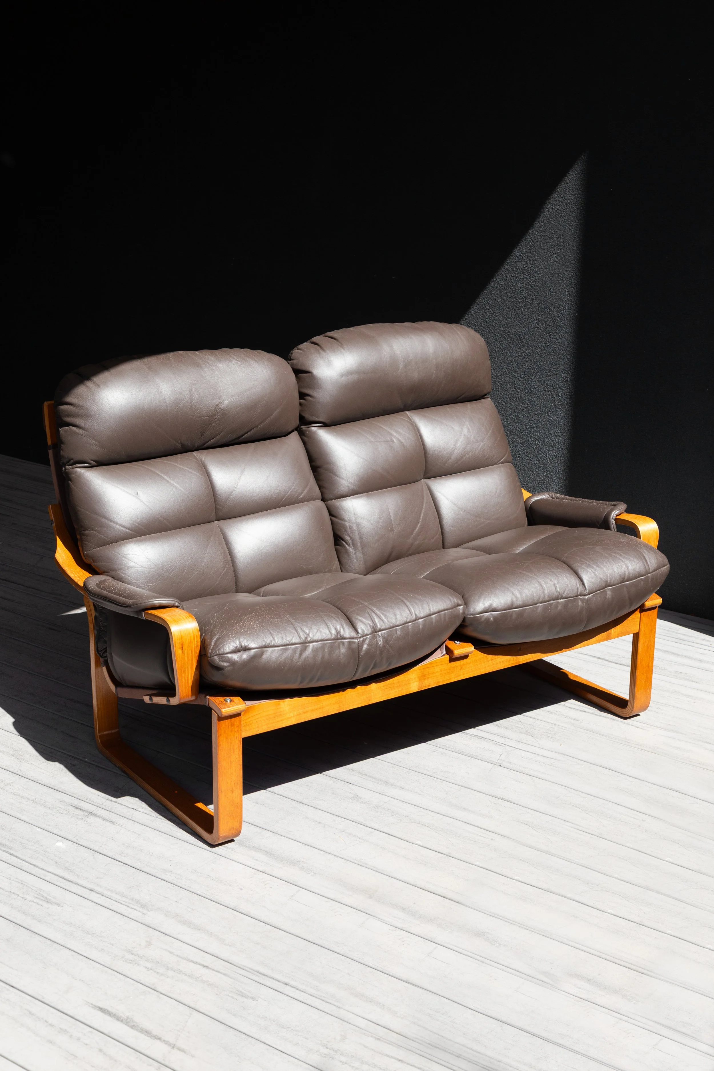 Tessa 'Monaco' Chocolate Brown Two Seater Sofa